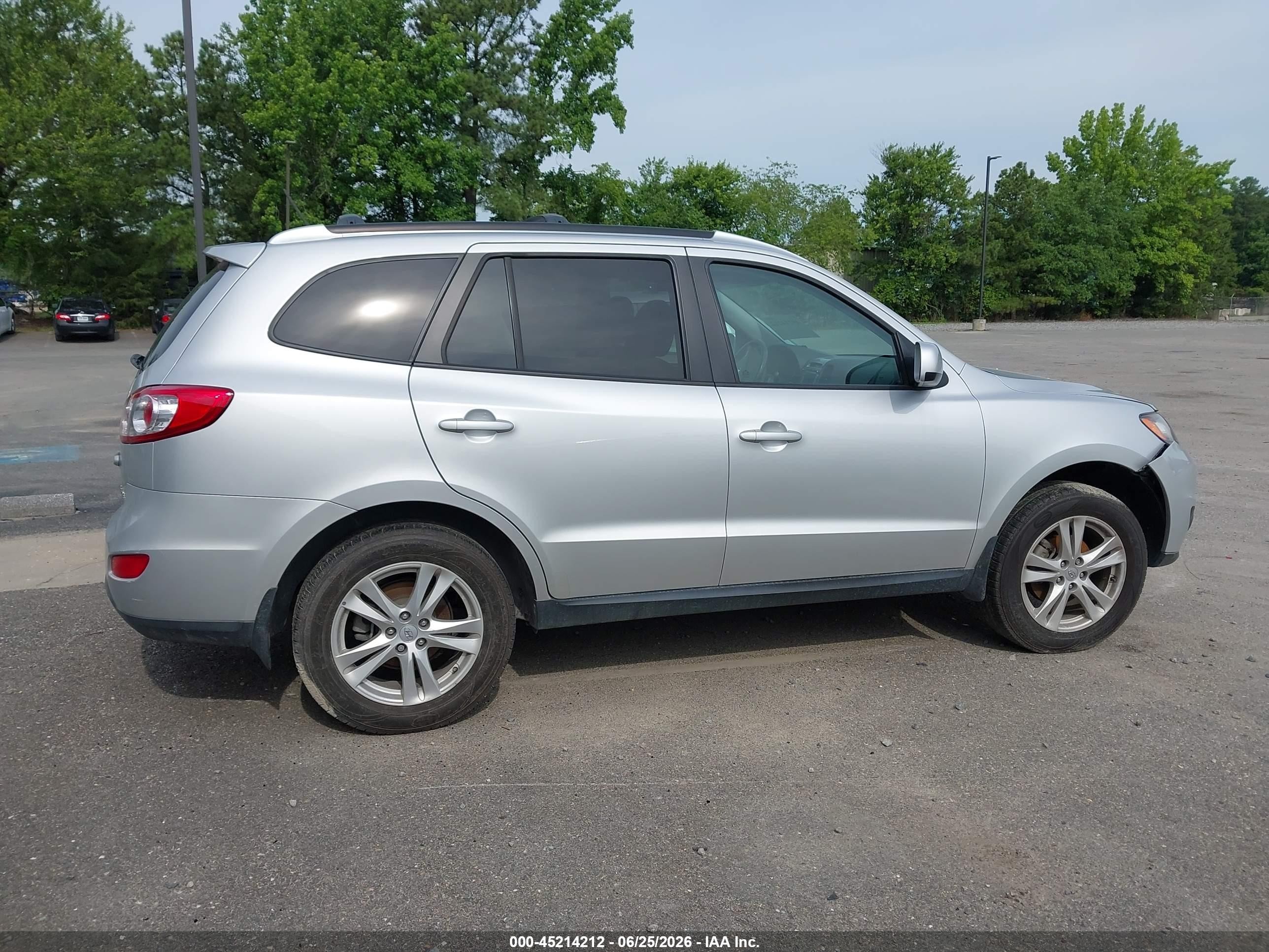 2011 Hyundai Santa Fe Se Gray vin: 5XYZH4AG3BG086341