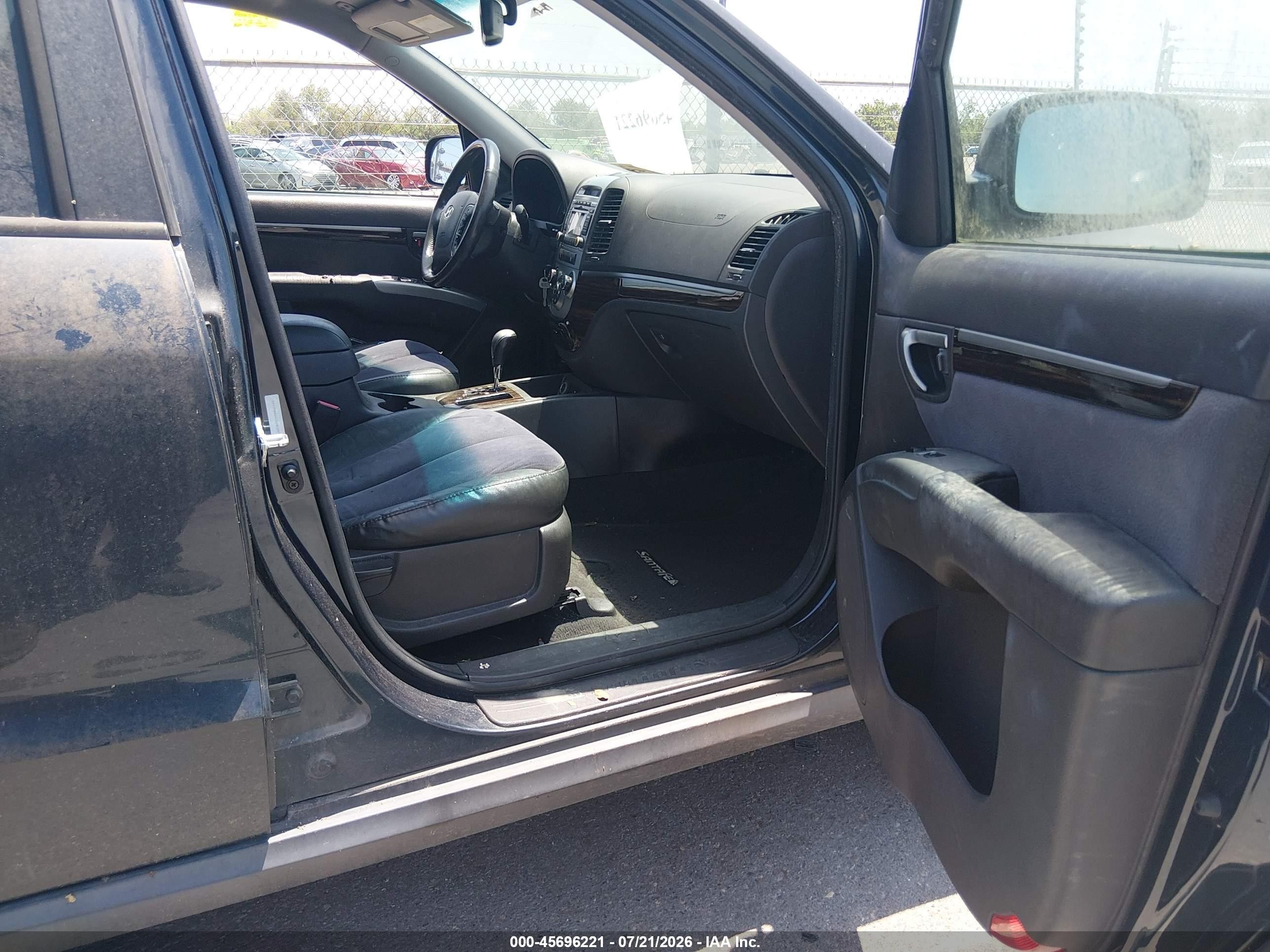 2012 Hyundai Santa Fe Se Dark Blue vin: 5XYZH4AG4CG140599