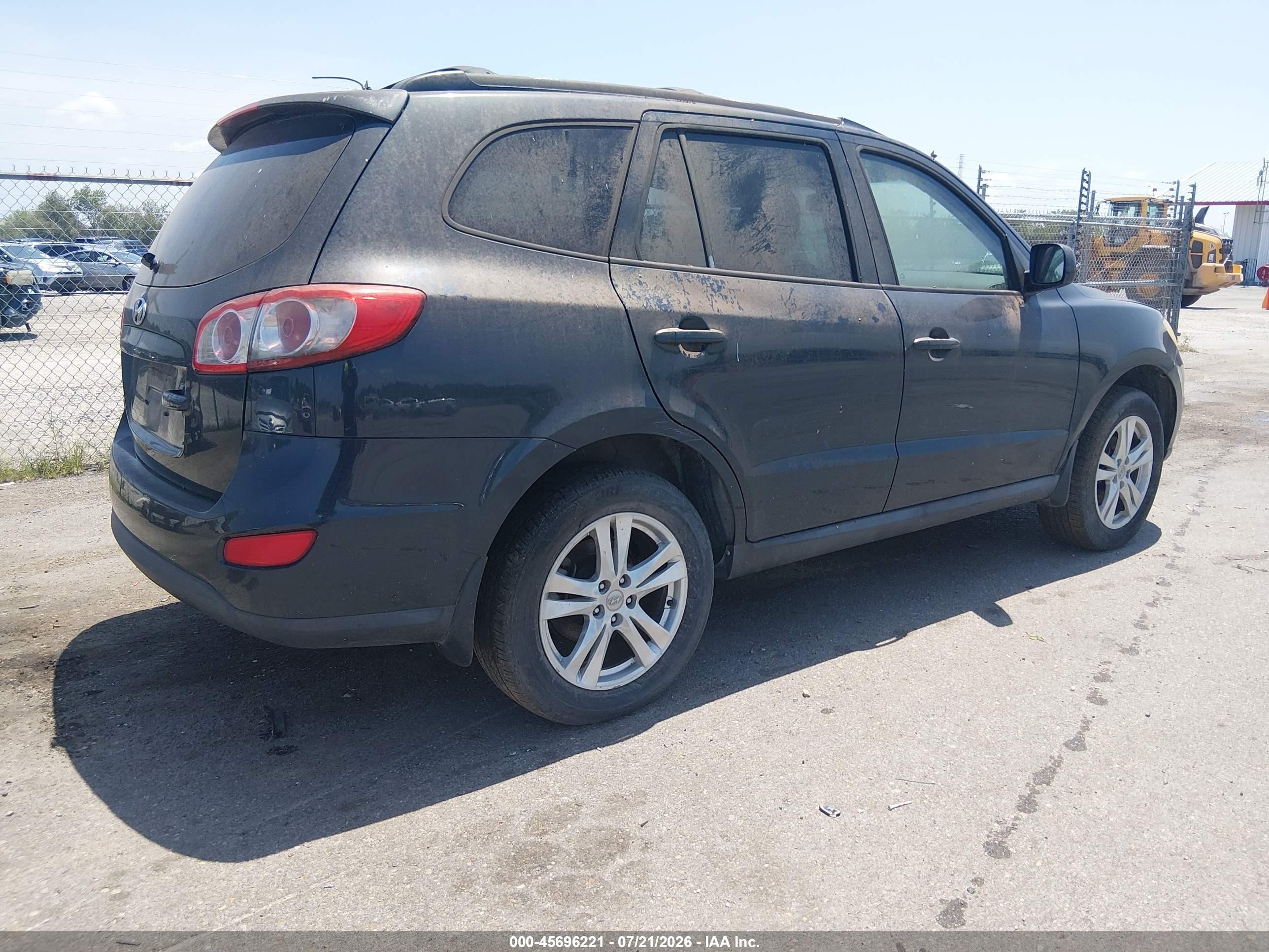 2012 Hyundai Santa Fe Se Dark Blue vin: 5XYZH4AG4CG140599