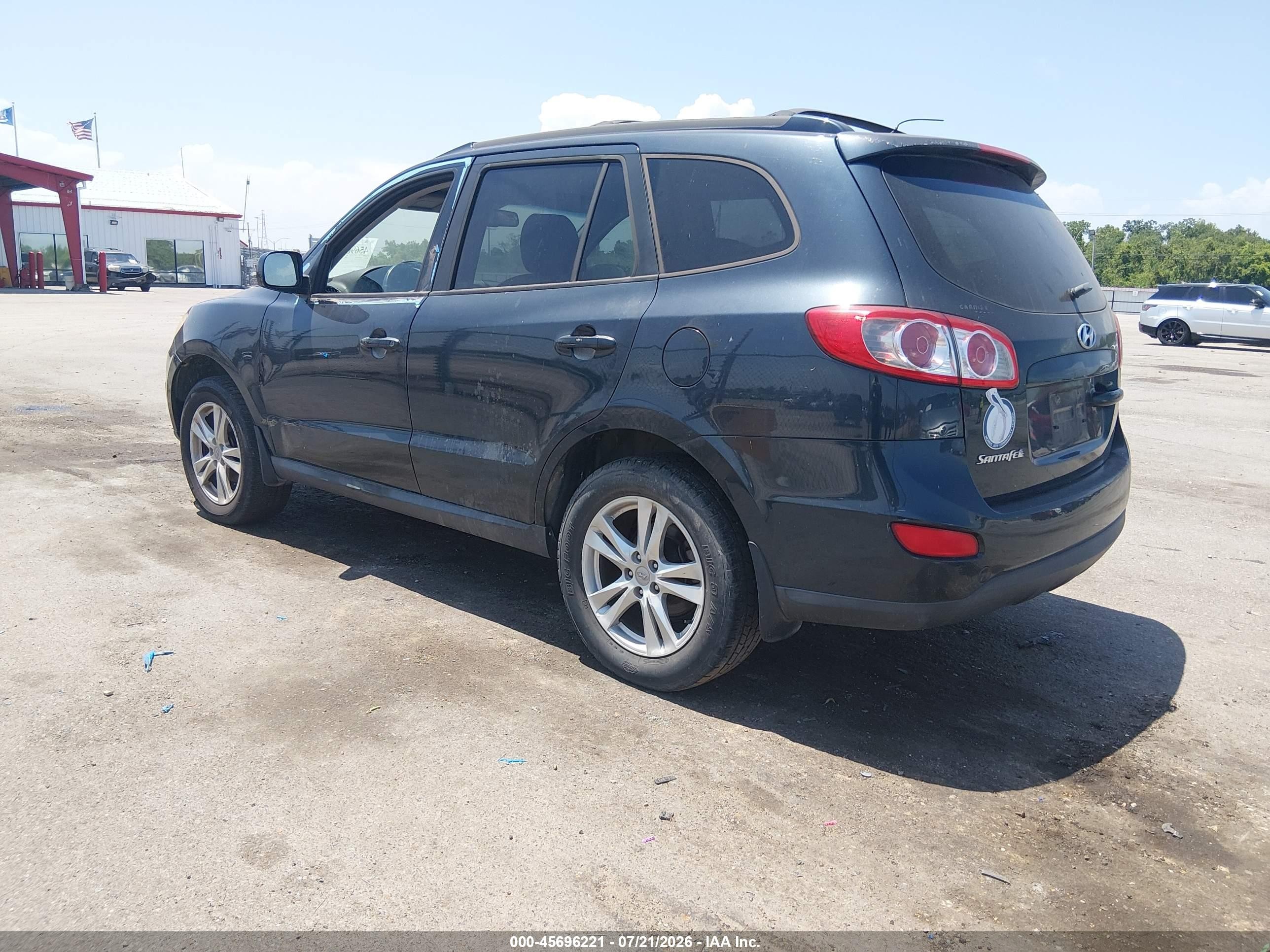 2012 Hyundai Santa Fe Se Dark Blue vin: 5XYZH4AG4CG140599