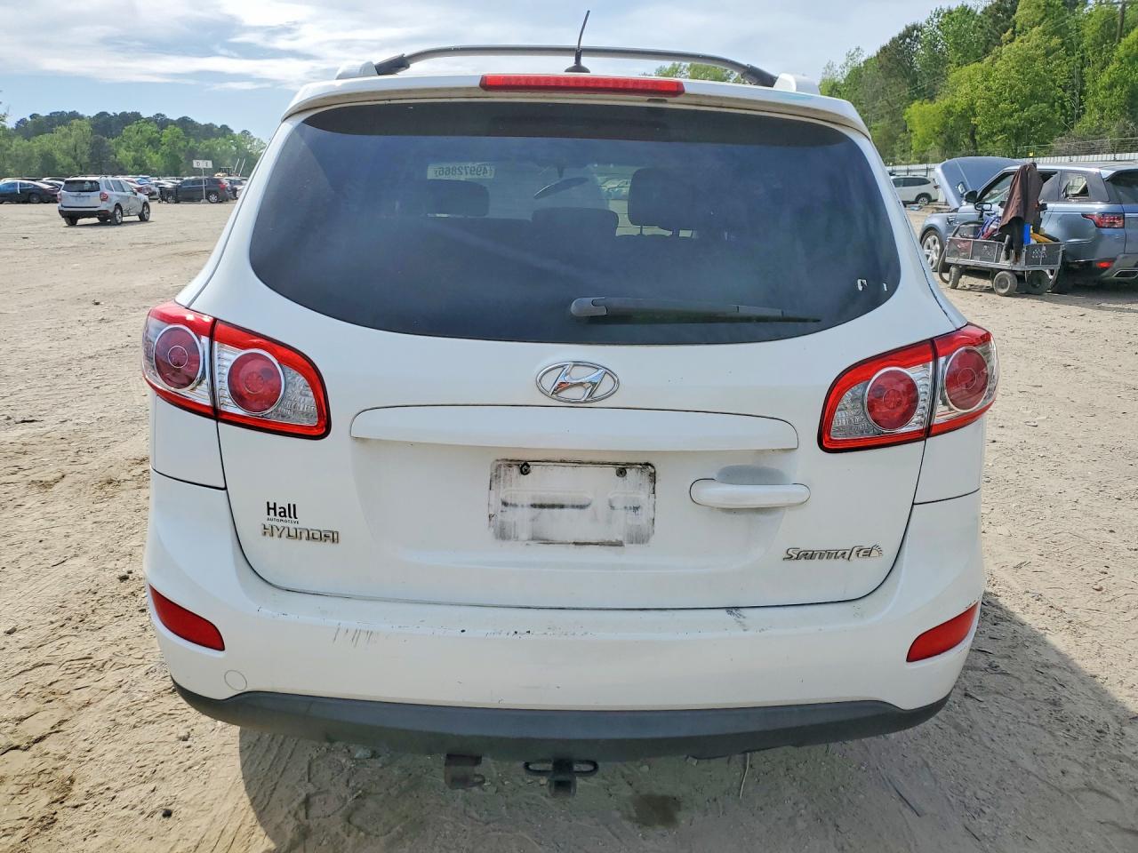2011 Hyundai Santa Fe Se Белый vin: 5XYZH4AG6BG062602