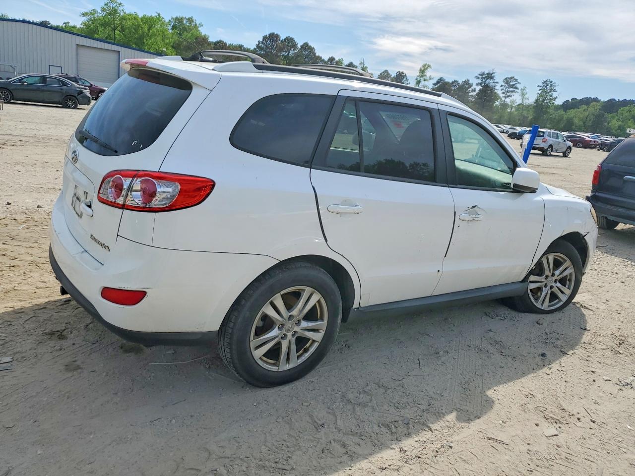 2011 Hyundai Santa Fe Se Белый vin: 5XYZH4AG6BG062602