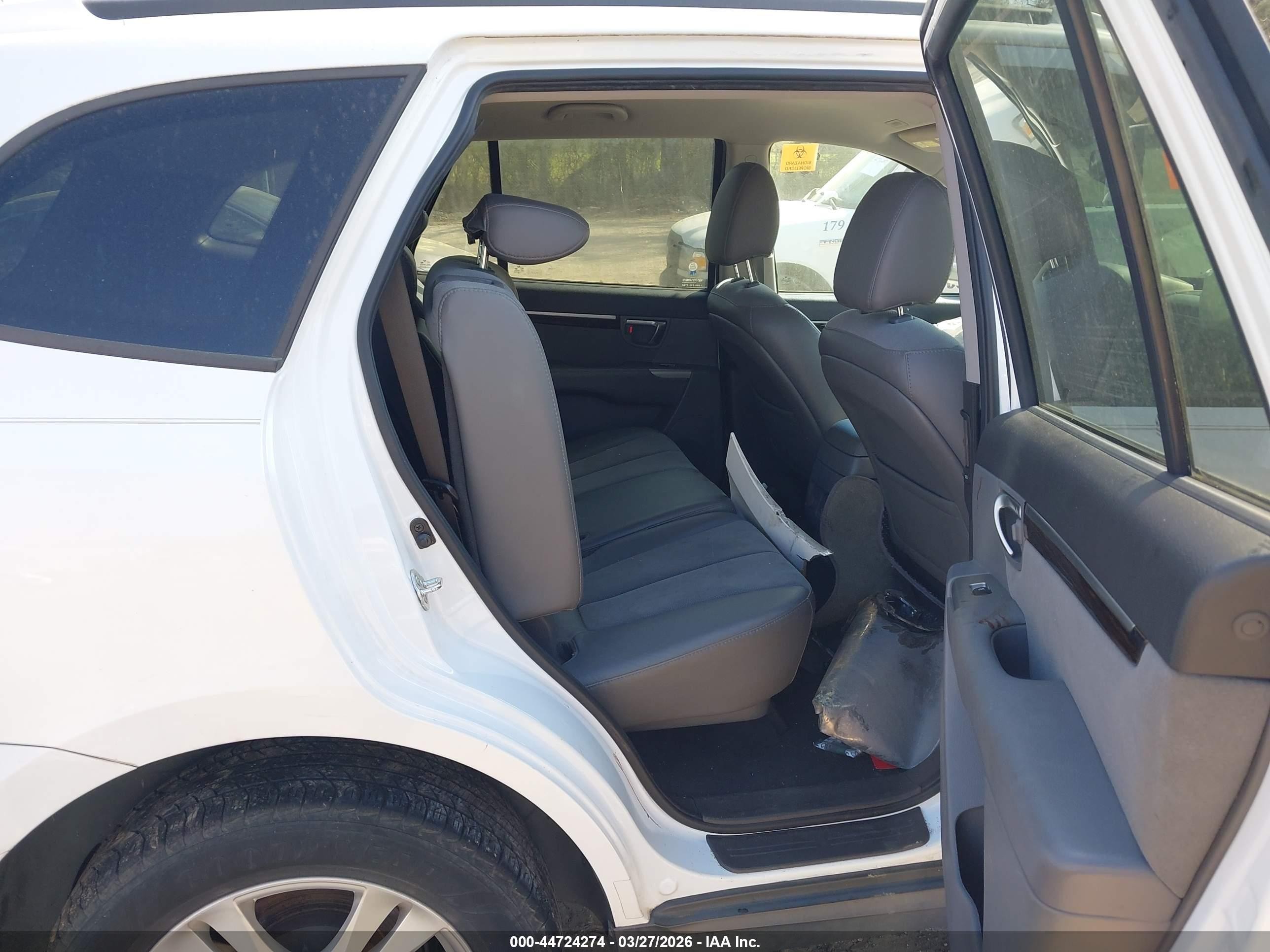 2011 Hyundai Santa Fe Se White vin: 5XYZH4AG7BG043198