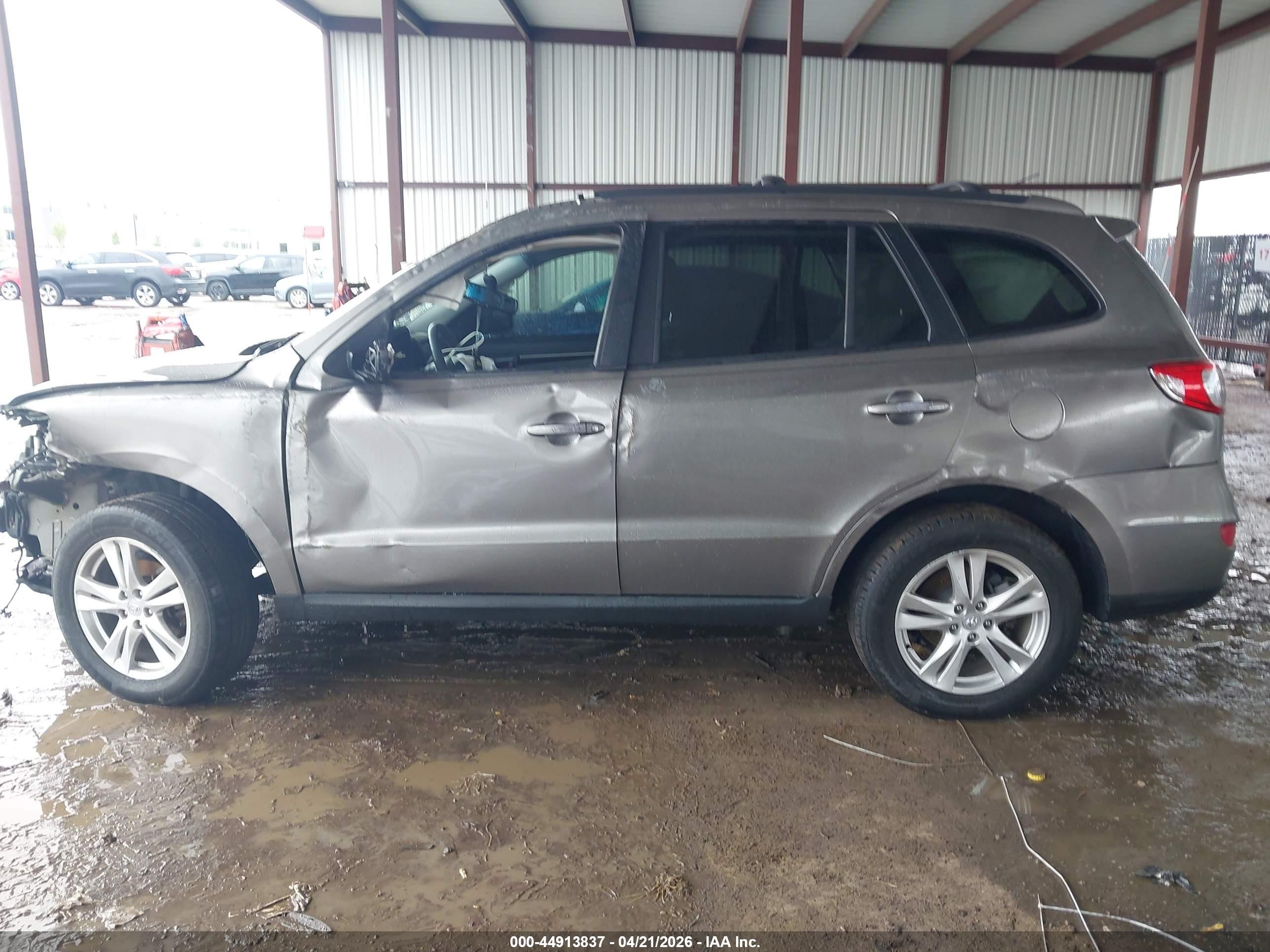 2011 Hyundai Santa Fe Se Gray vin: 5XYZH4AG7BG043265