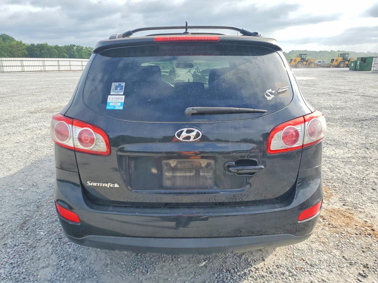 2012 Hyundai Santa Fe Se Black vin: 5XYZH4AG7CG145134
