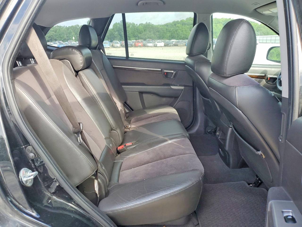 2012 Hyundai Santa Fe Se Black vin: 5XYZH4AG7CG145134