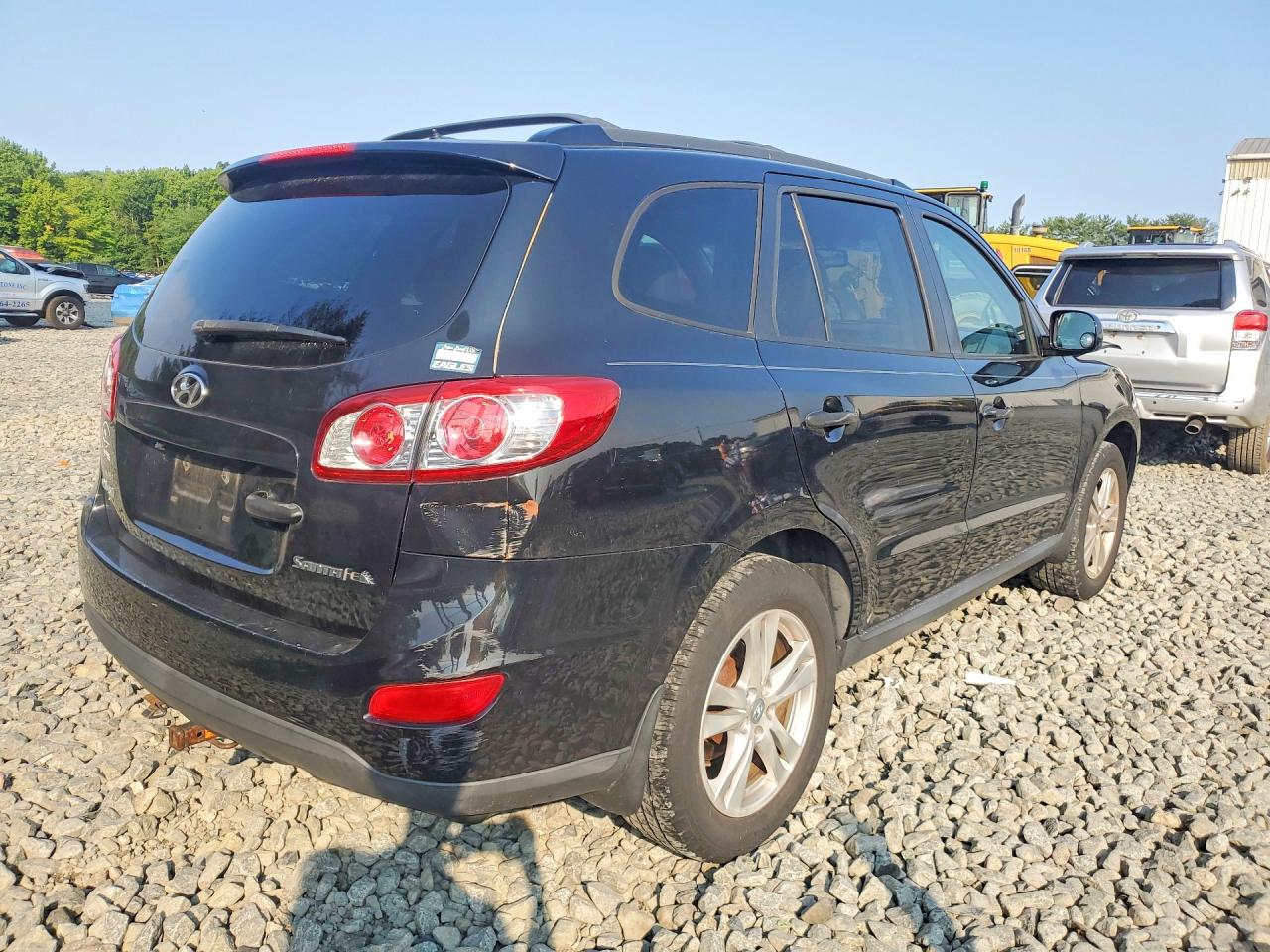 2011 Hyundai Santa Fe Se Black vin: 5XYZH4AG8BG030671