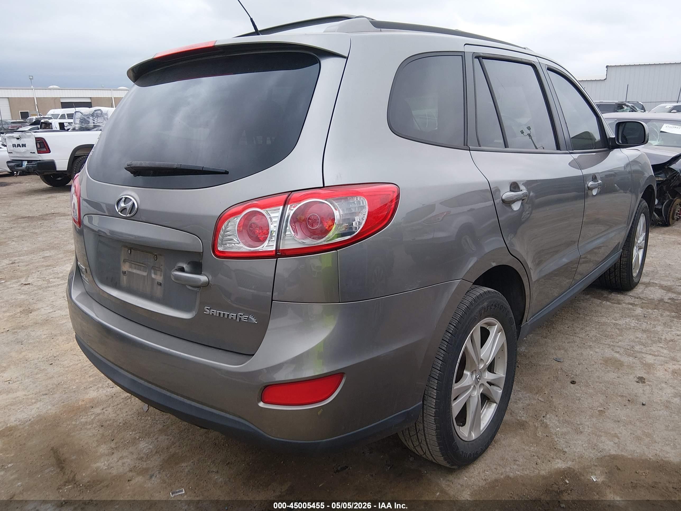 2011 Hyundai Santa Fe Se Серый vin: 5XYZH4AG8BG066716