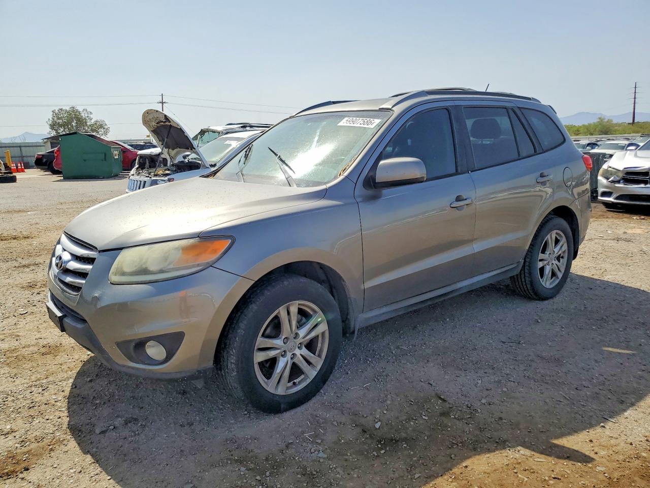 2012 Hyundai Santa Fe Gray vin: 5XYZH4AG8CG153095