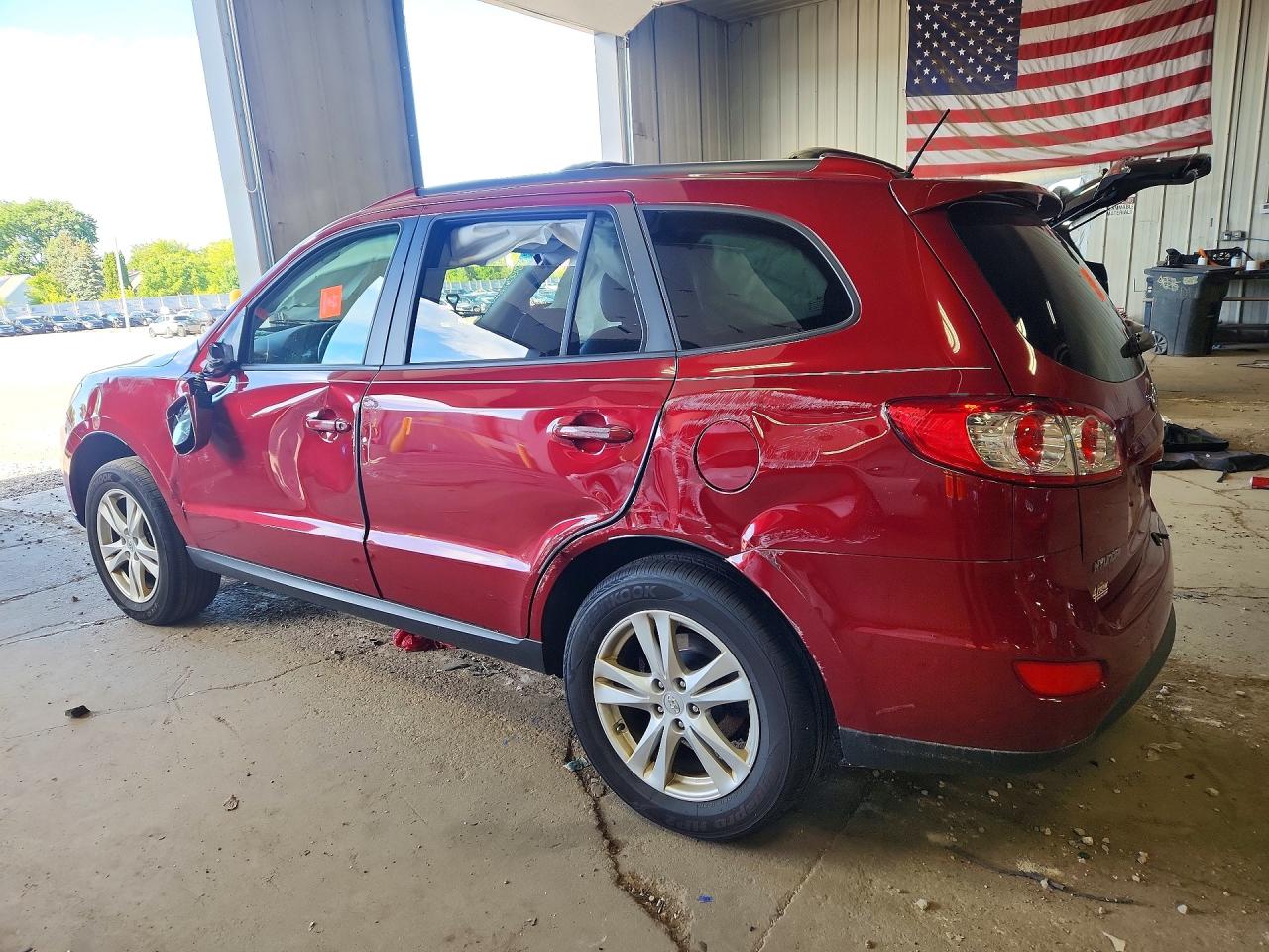 2011 Hyundai Santa Fe Se Red vin: 5XYZH4AG9BG002622
