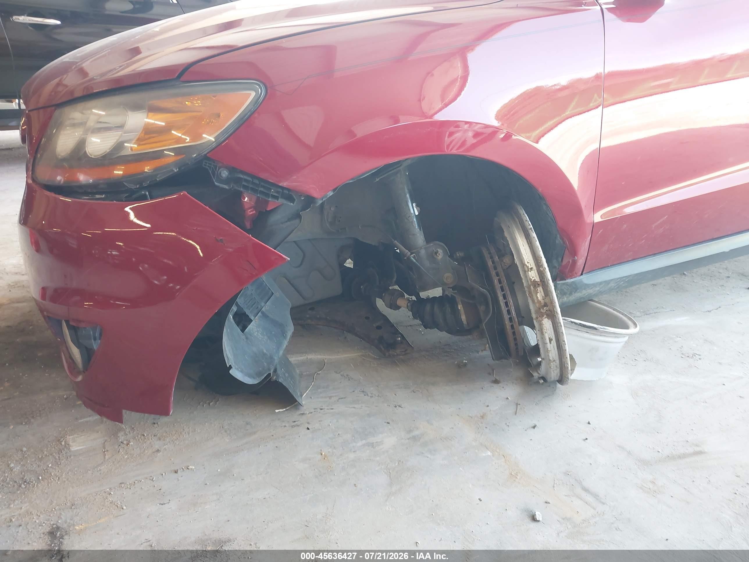 2011 Hyundai Santa Fe Se Red vin: 5XYZH4AG9BG065655