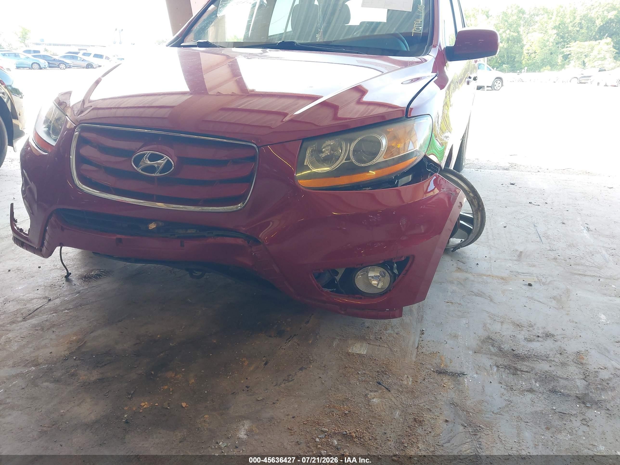 2011 Hyundai Santa Fe Se Red vin: 5XYZH4AG9BG065655