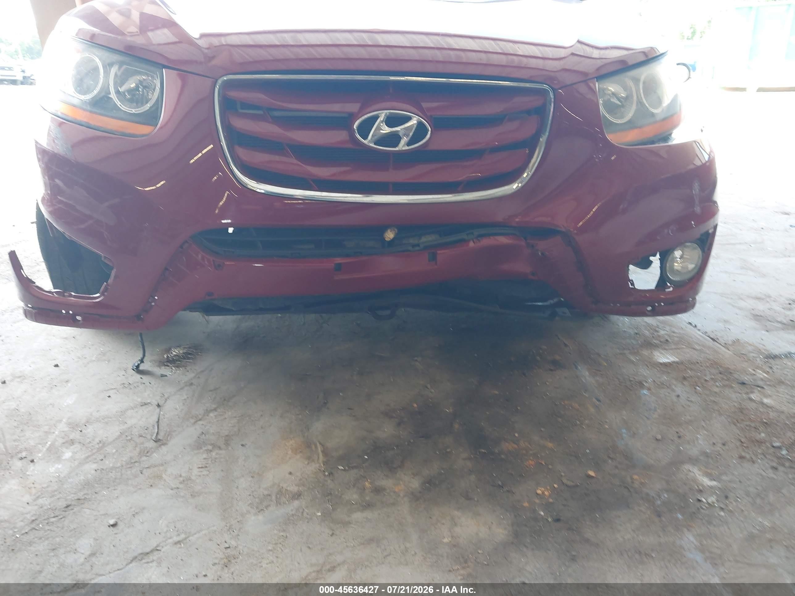 2011 Hyundai Santa Fe Se Red vin: 5XYZH4AG9BG065655
