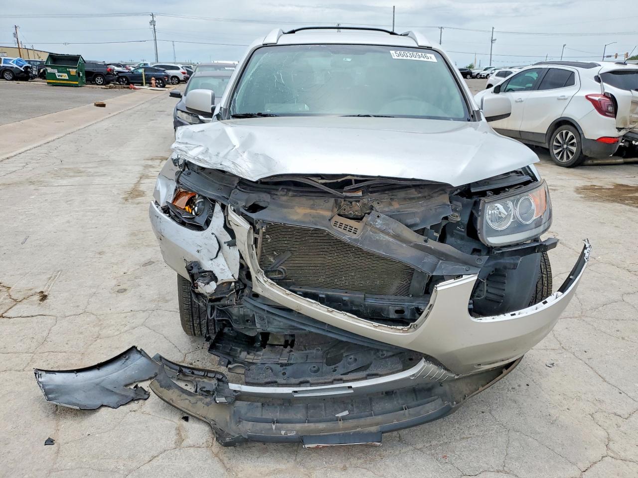 2012 Hyundai Santa Fe Se Silver vin: 5XYZH4AG9CG152165