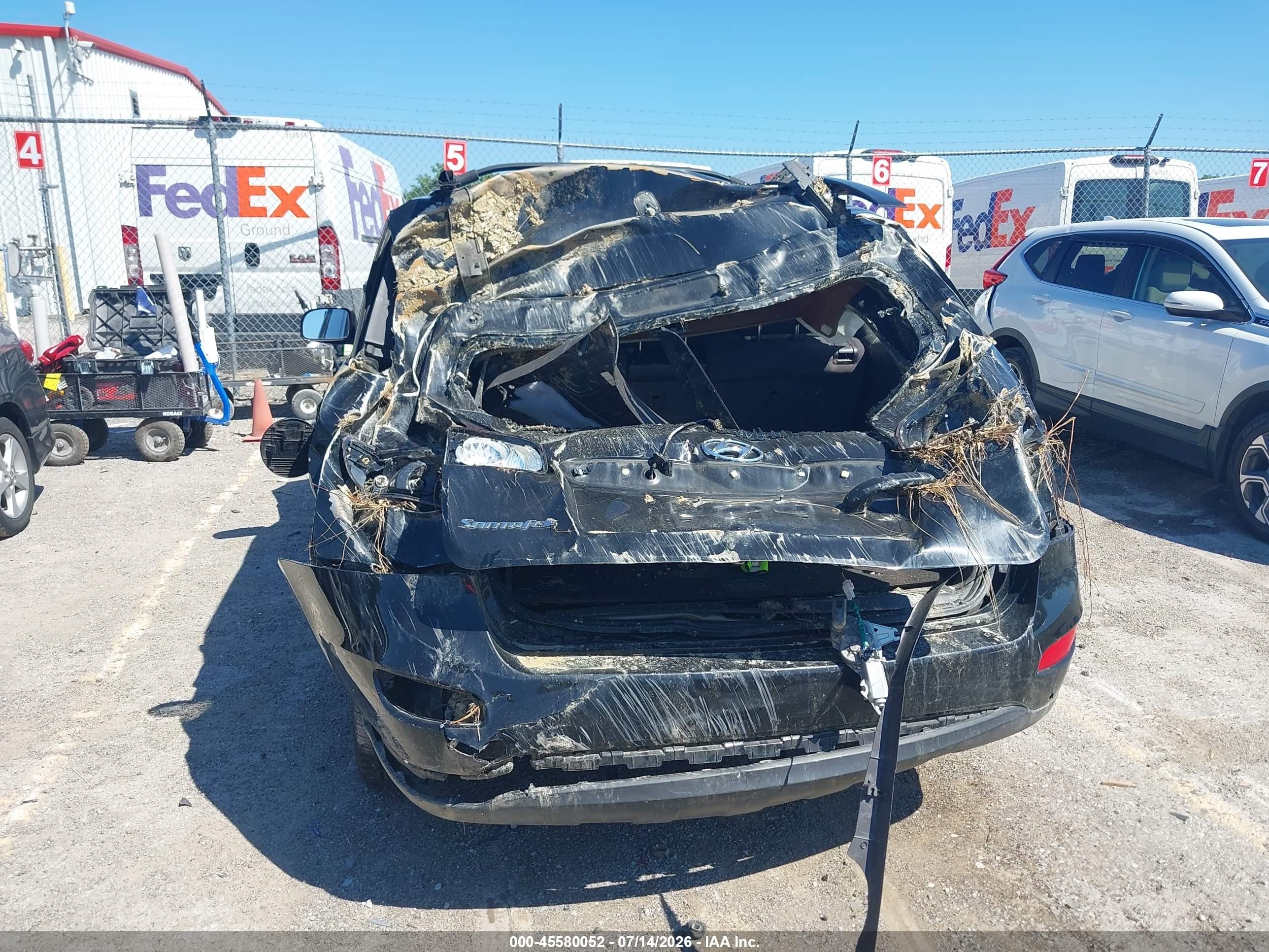 2012 Hyundai Santa Fe Se Black vin: 5XYZH4AGXCG100527
