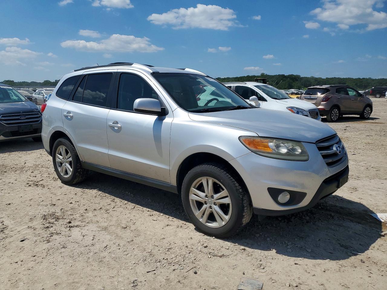 2012 Hyundai Santa Fe Se Silver vin: 5XYZHDAG0CG104053