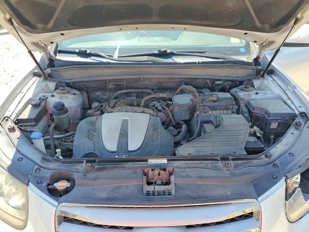 2012 Hyundai Santa Fe Se Silver vin: 5XYZHDAG0CG104053