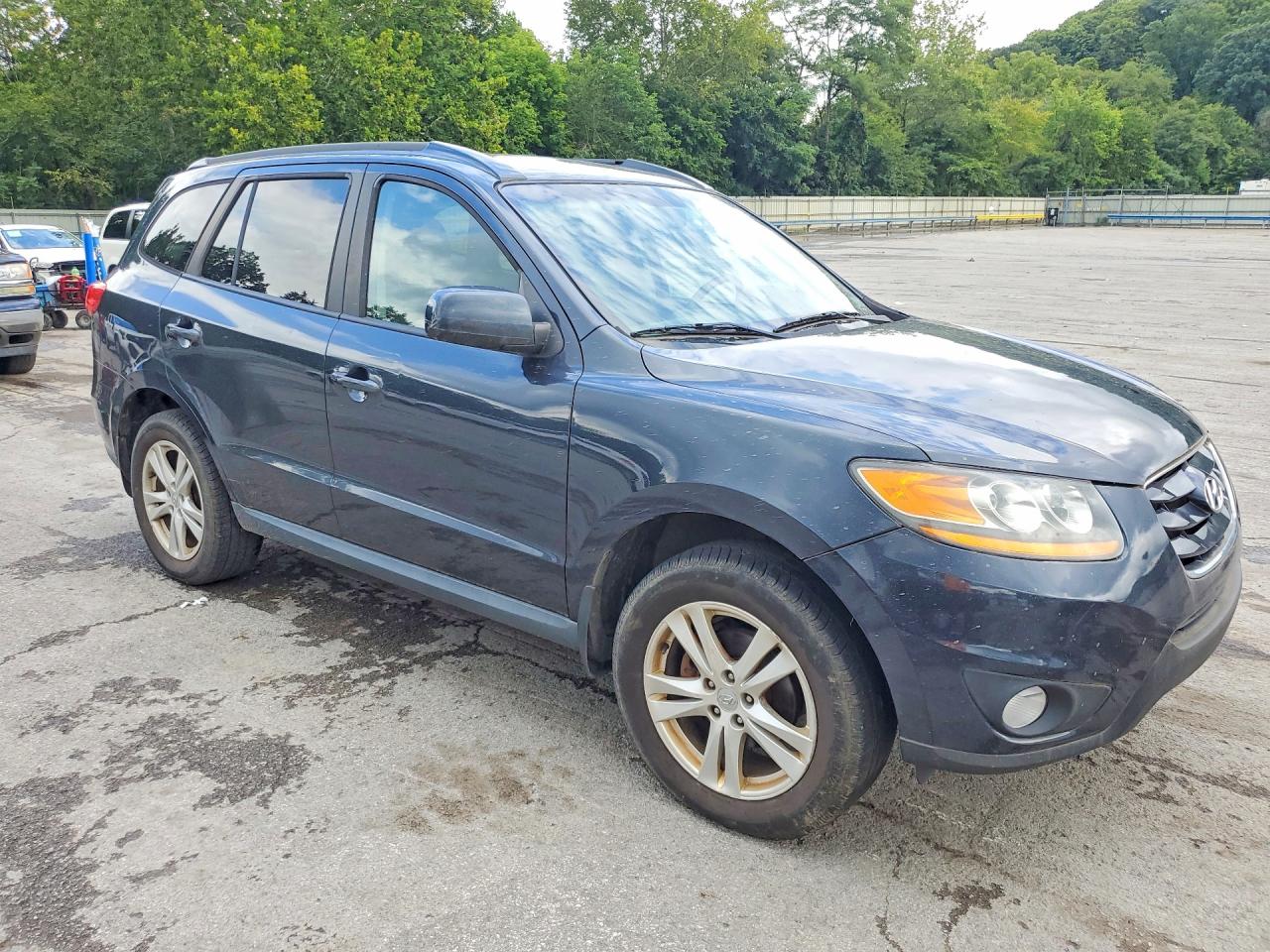2011 Hyundai Santa Fe Se Black vin: 5XYZHDAG1BG006776