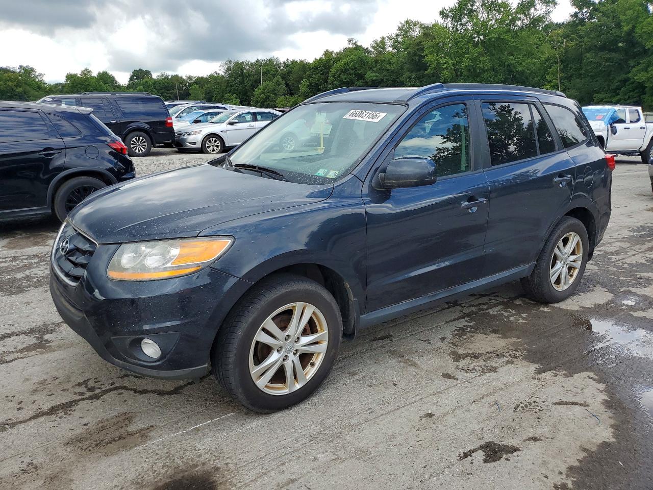 2011 Hyundai Santa Fe Se Black vin: 5XYZHDAG1BG006776