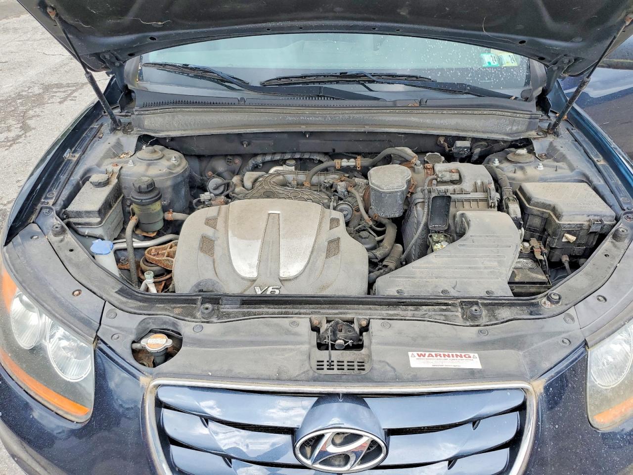 2011 Hyundai Santa Fe Se Black vin: 5XYZHDAG1BG006776