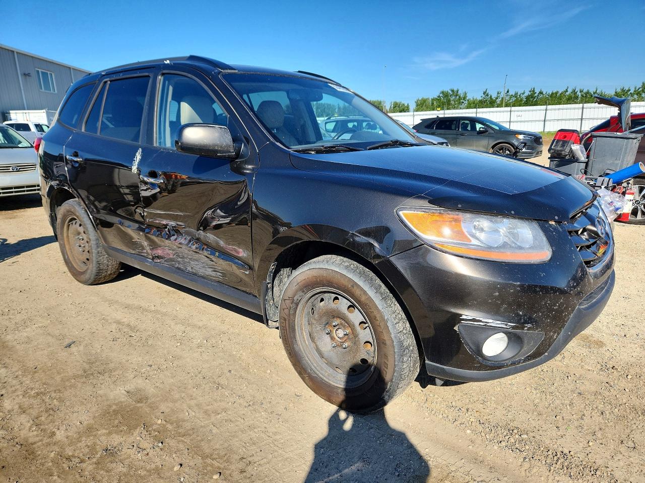 2011 Hyundai Santa Fe Se Brown vin: 5XYZHDAG2BG015003
