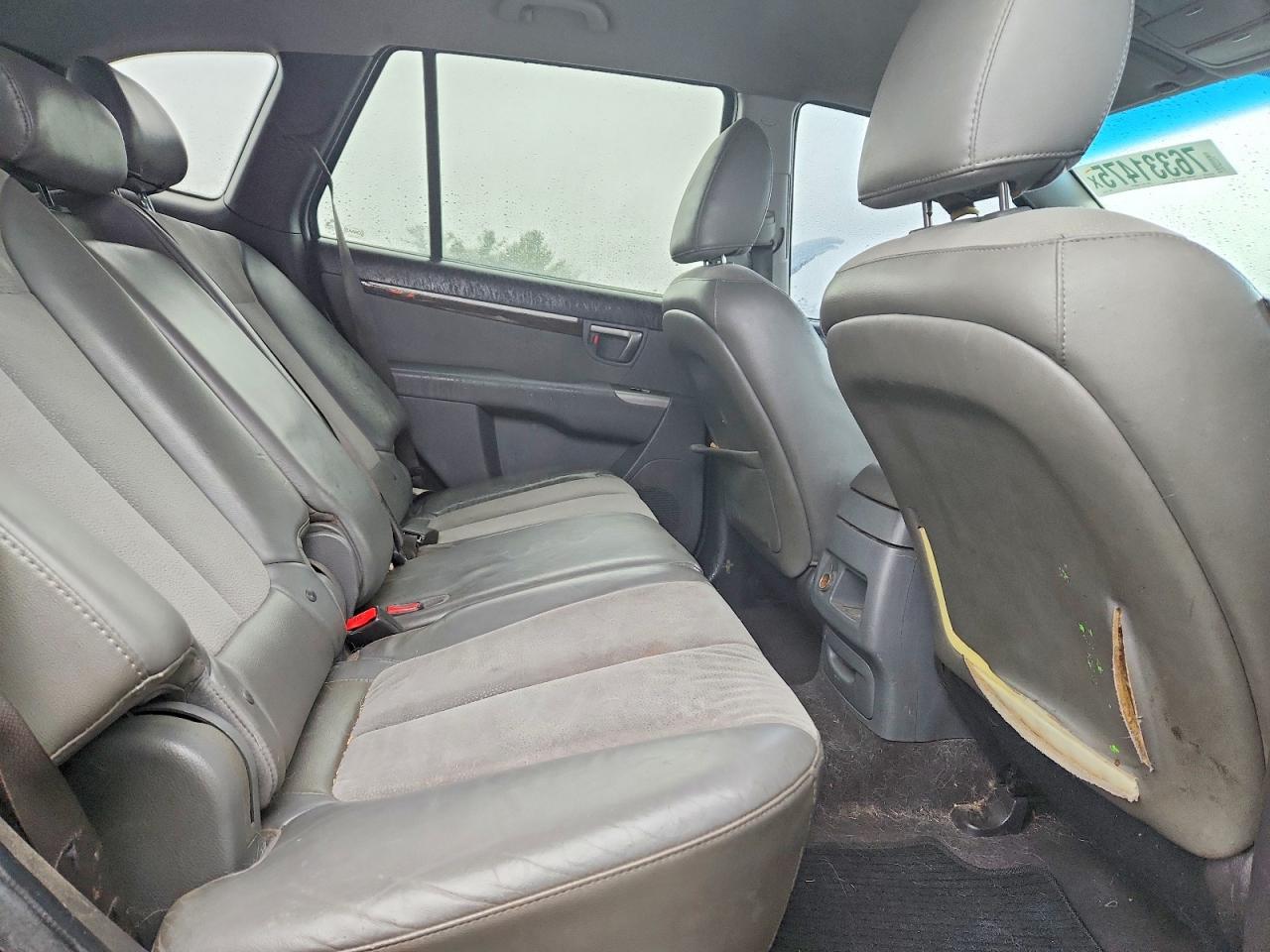 2012 Hyundai Santa Fe Se Black vin: 5XYZHDAG2CG157496