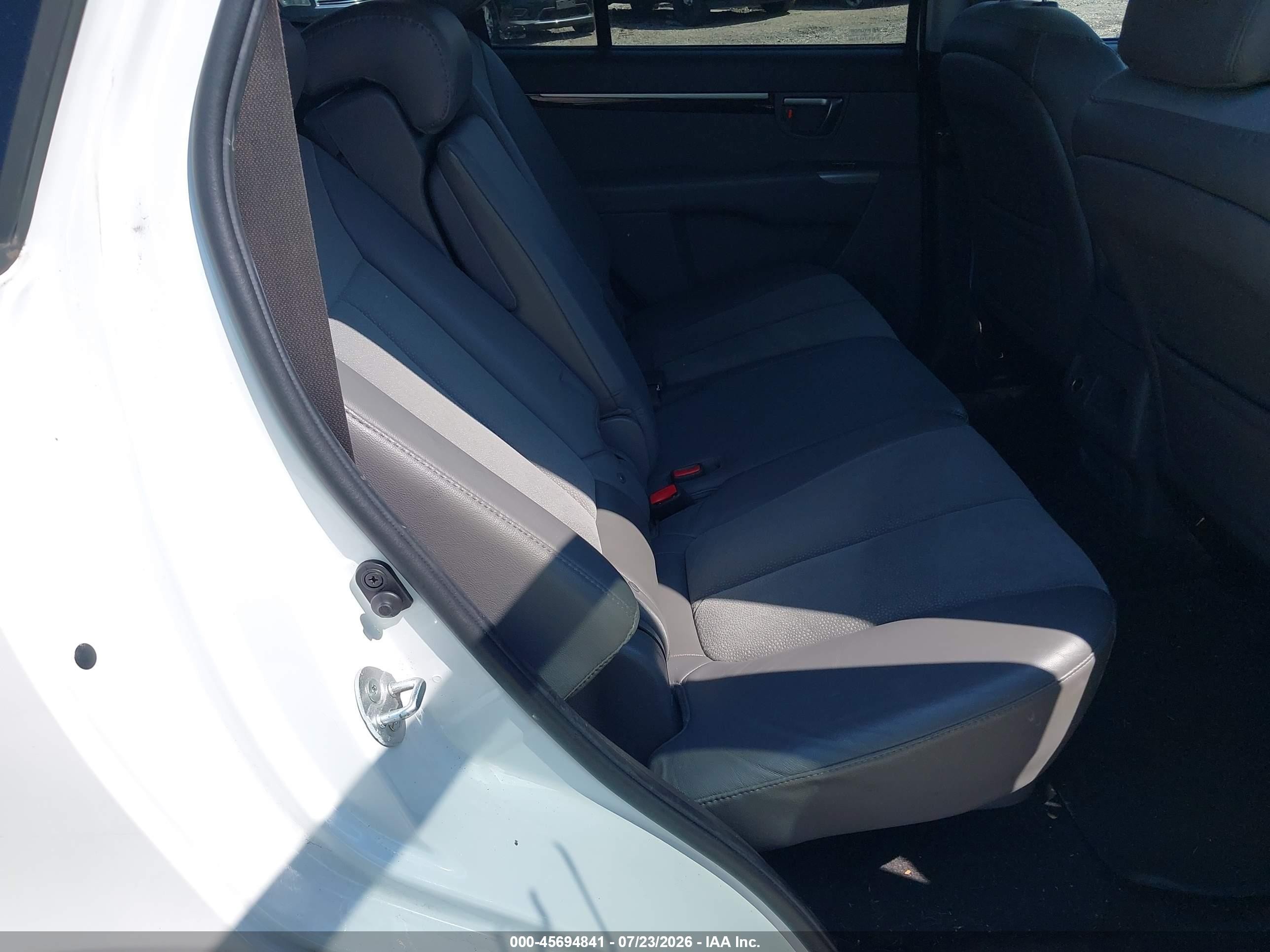 2011 Hyundai Santa Fe Se White vin: 5XYZHDAG3BG048995
