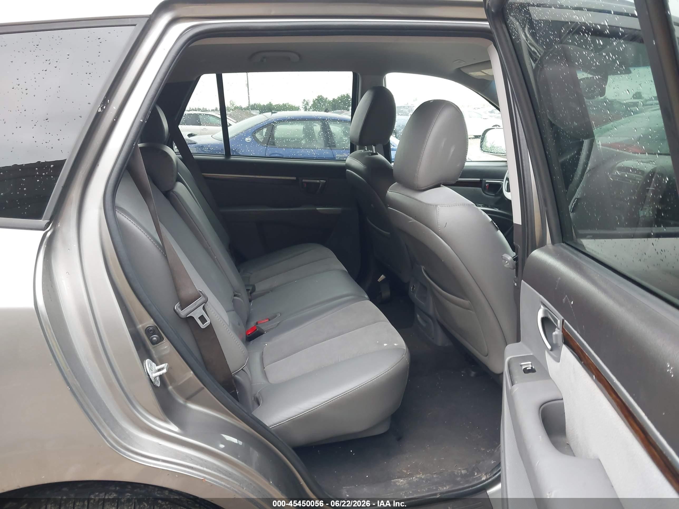 2011 Hyundai Santa Fe Se Gray vin: 5XYZHDAG4BG059312