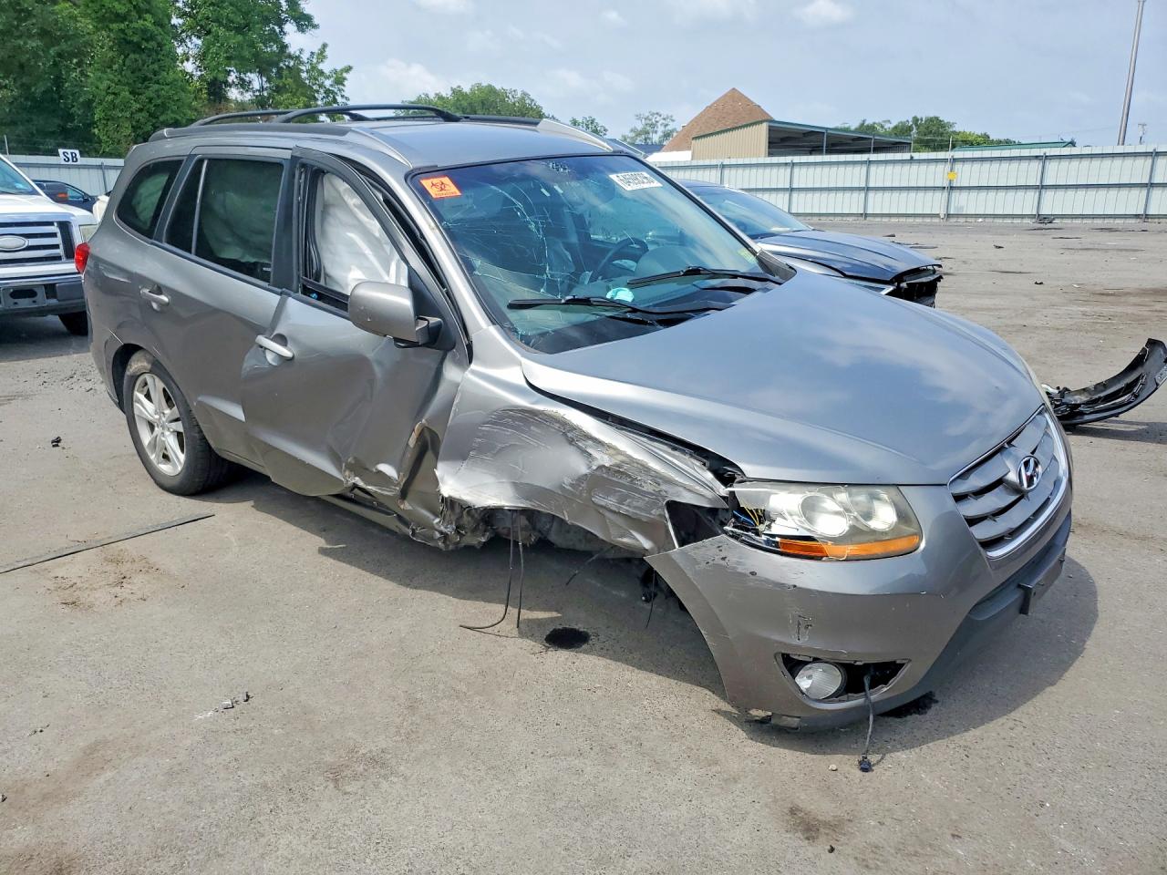 2011 Hyundai Santa Fe Se Gray vin: 5XYZHDAG5BG061375