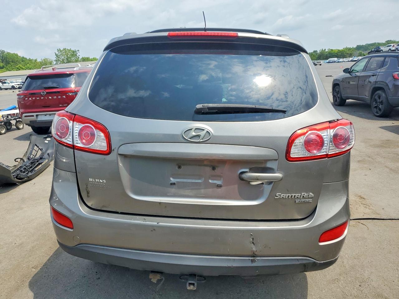 2011 Hyundai Santa Fe Se Gray vin: 5XYZHDAG5BG061375