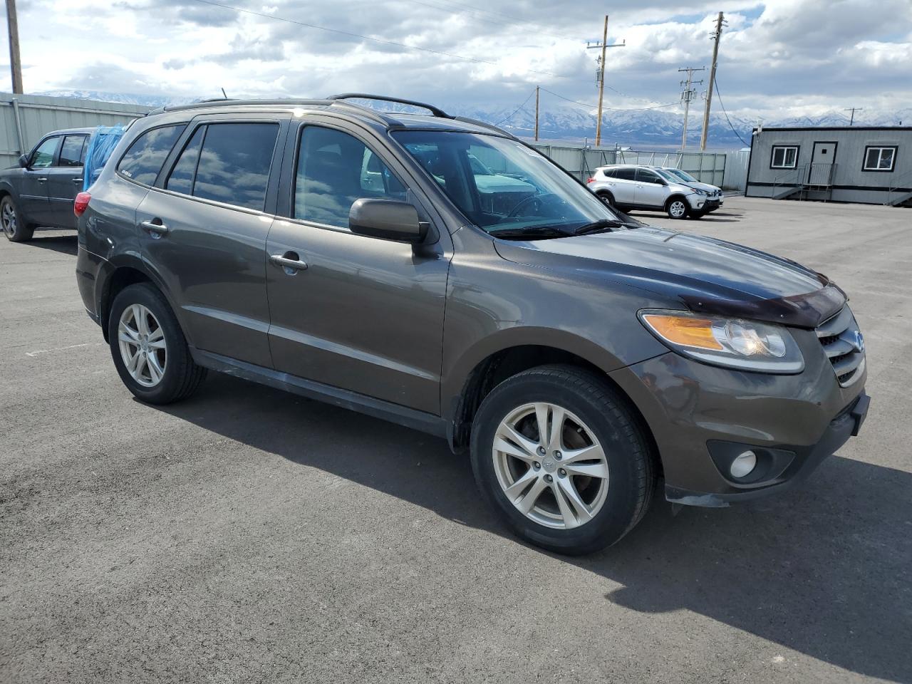 2012 Hyundai Santa Fe Se Gray vin: 5XYZHDAG5CG143737