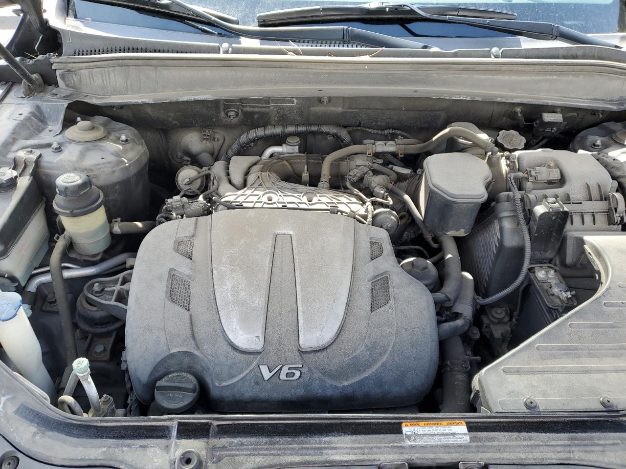 2012 Hyundai Santa Fe Se Gray vin: 5XYZHDAG5CG143737