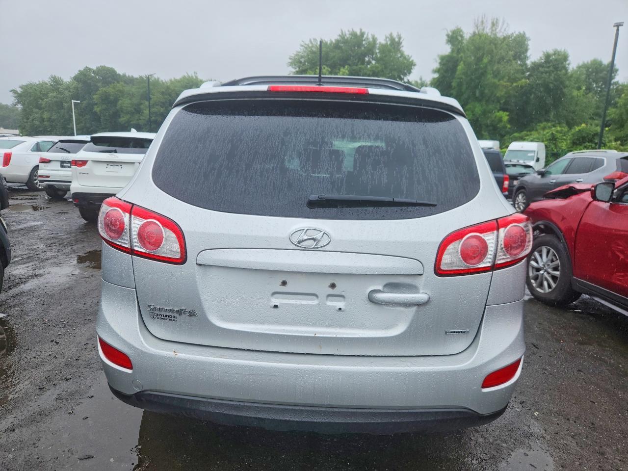 2012 Hyundai Santa Fe Se Silver vin: 5XYZHDAG5CG168203