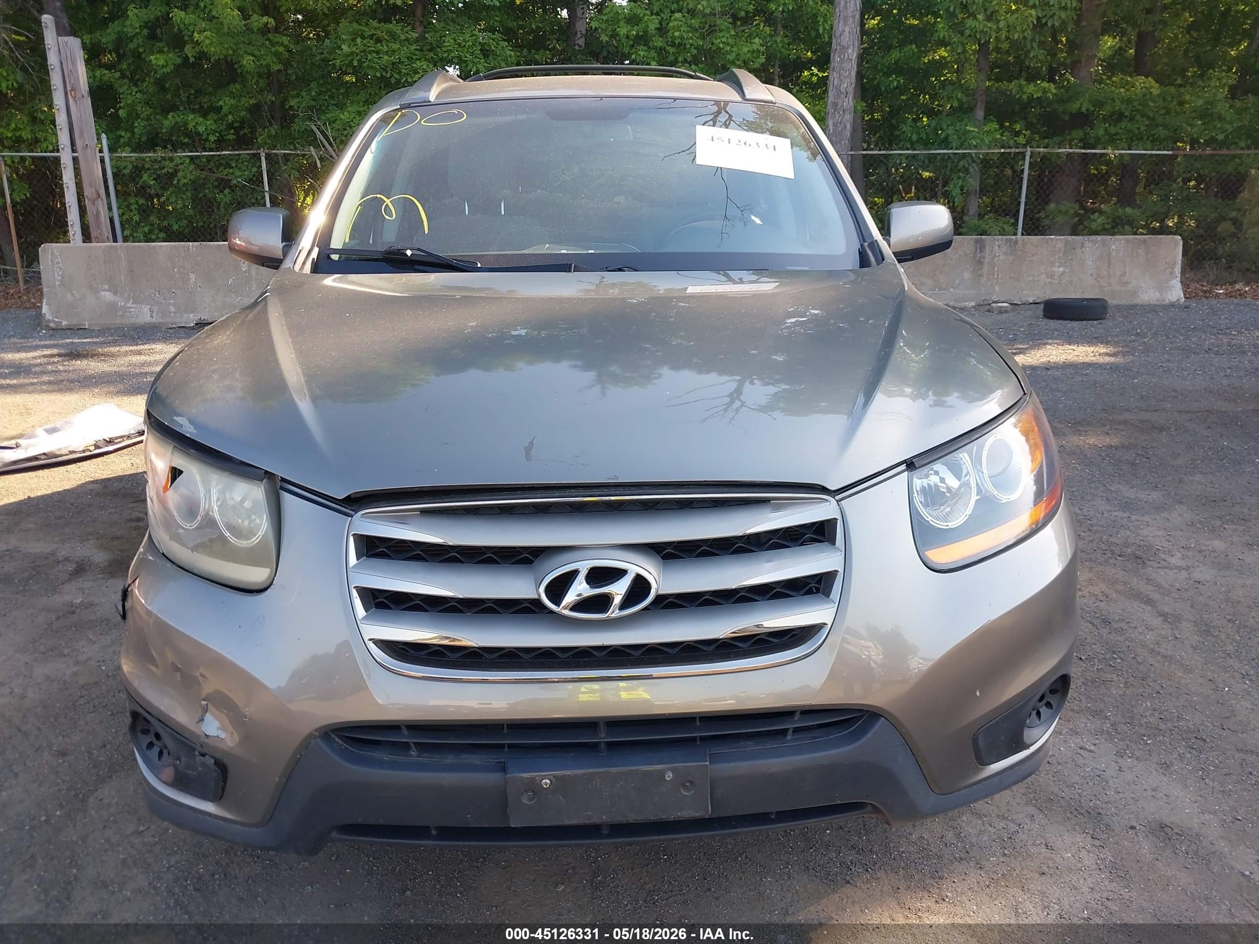 2011 Hyundai Santa Fe Se Серый vin: 5XYZHDAG6BG003985