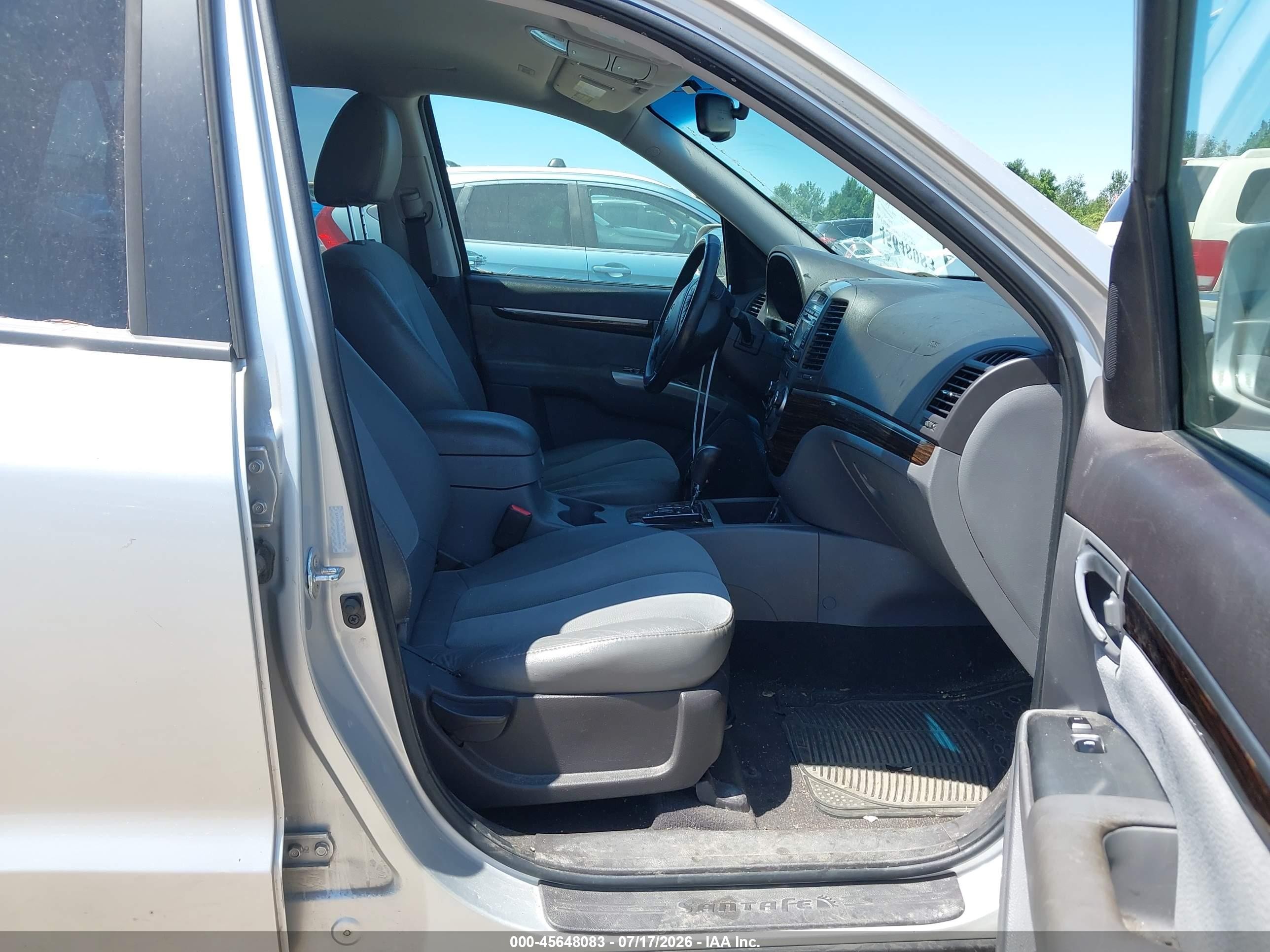 2011 Hyundai Santa Fe Se Silver vin: 5XYZHDAG6BG059490