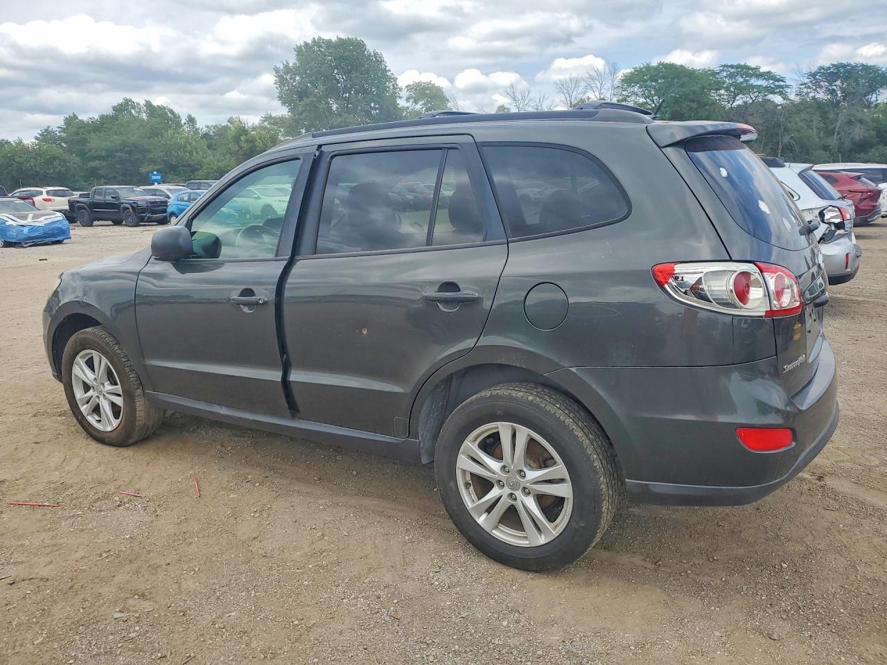 2012 Hyundai Santa Fe Se Gray vin: 5XYZHDAG7CG107094