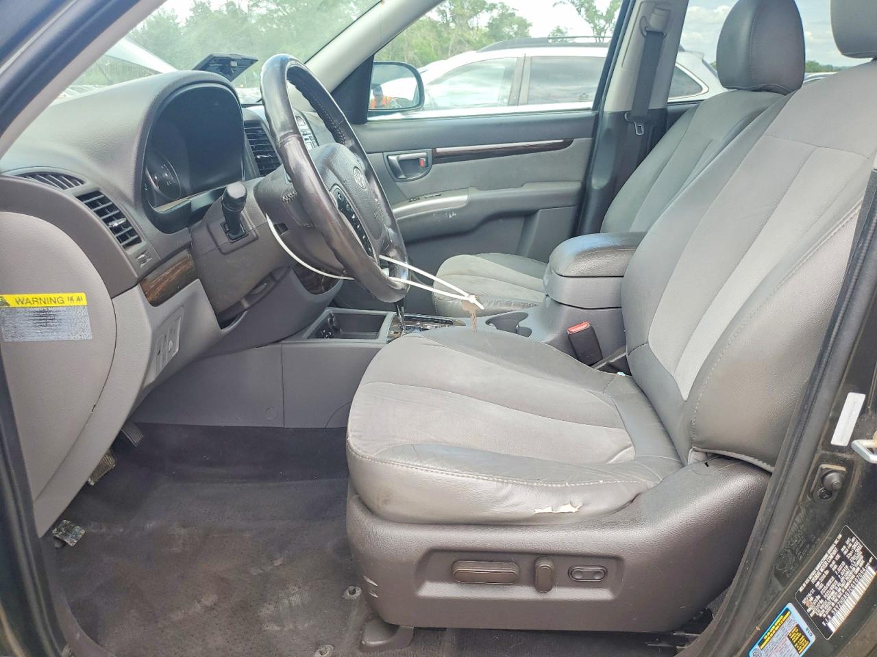 2012 Hyundai Santa Fe Se Gray vin: 5XYZHDAG7CG107094