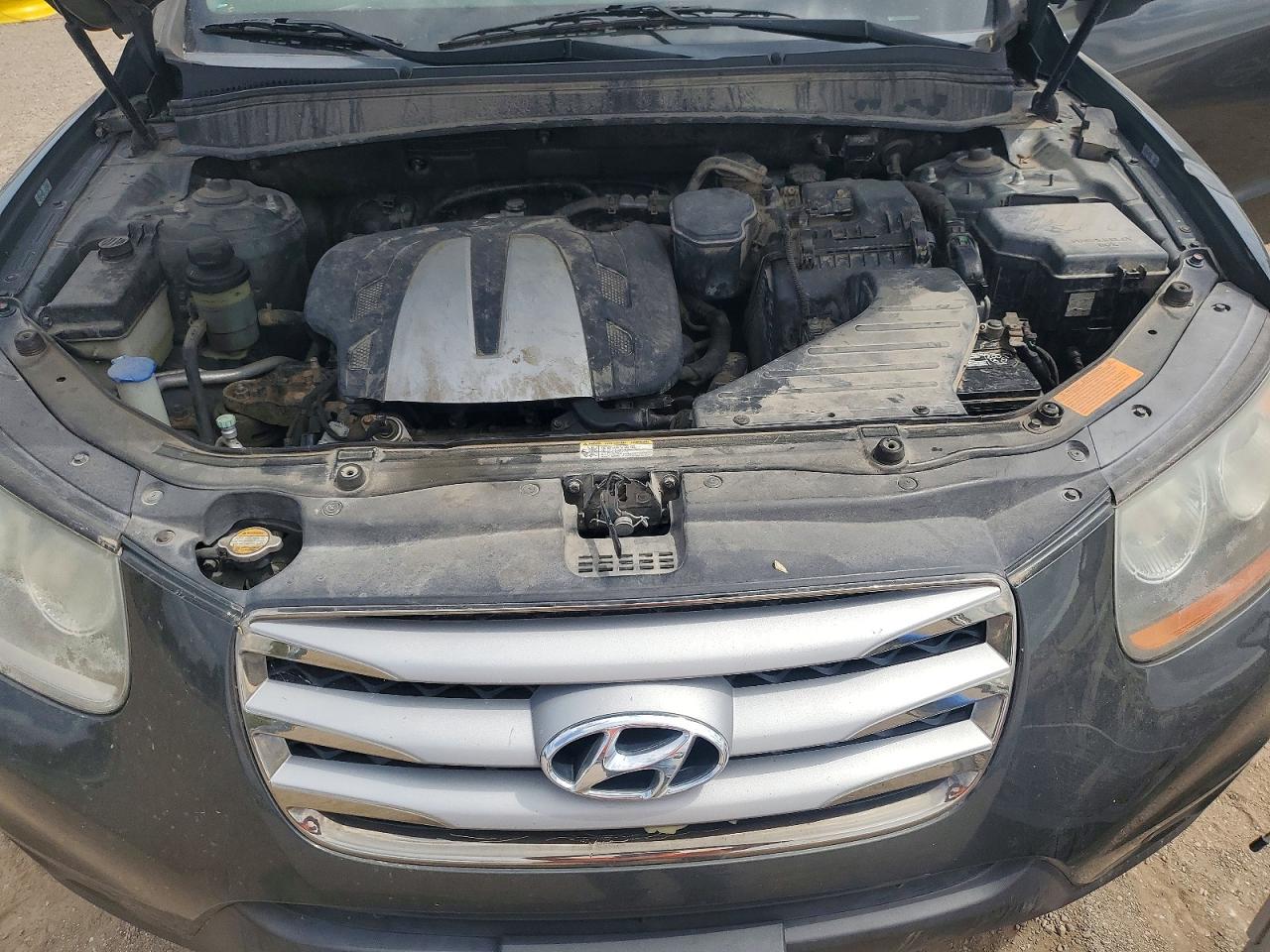 2012 Hyundai Santa Fe Se Gray vin: 5XYZHDAG7CG107094