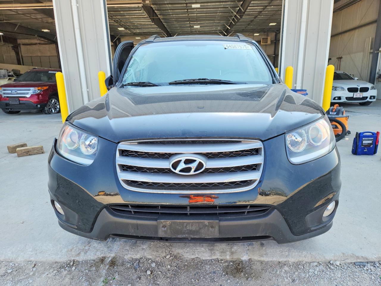 2012 Hyundai Santa Fe Se Black vin: 5XYZHDAG8CG099460
