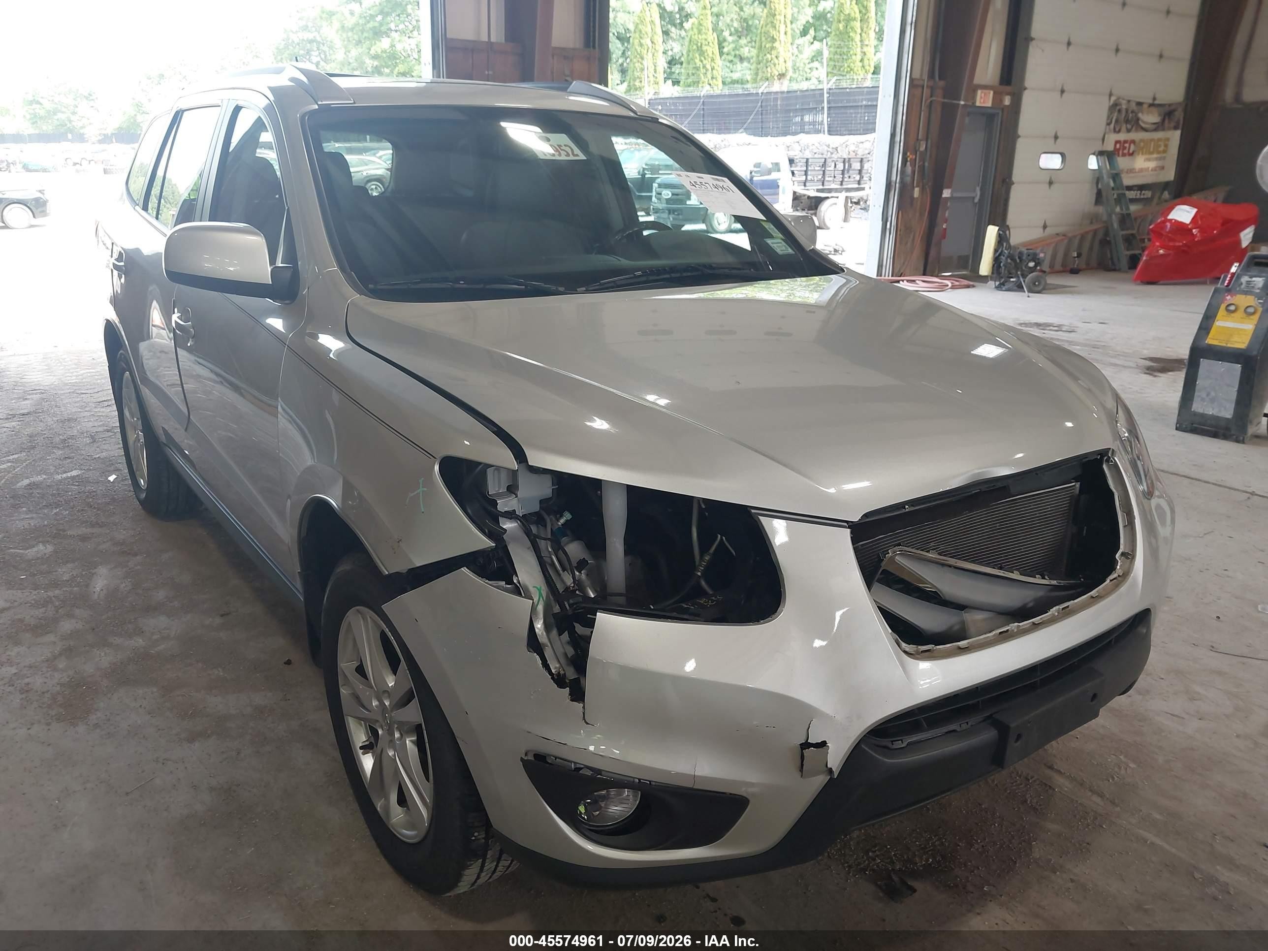 2012 Hyundai Santa Fe Se Серый vin: 5XYZHDAG9CG136600