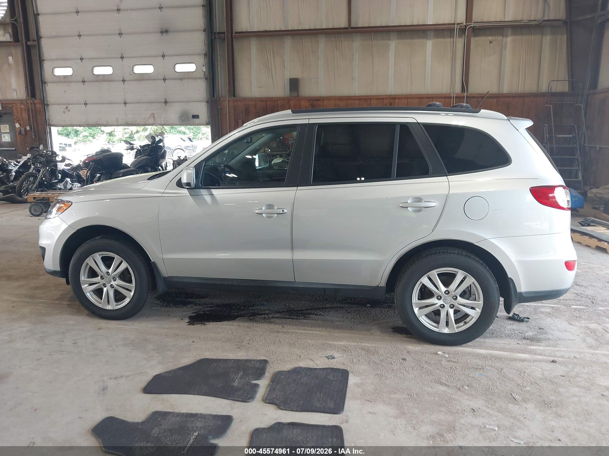 2012 Hyundai Santa Fe Se Серый vin: 5XYZHDAG9CG136600