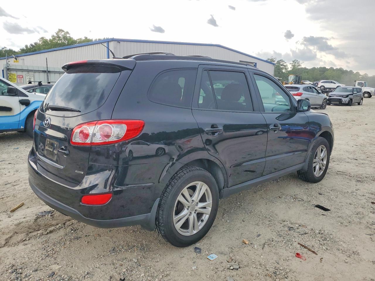2012 Hyundai Santa Fe Se Черный vin: 5XYZHDAGXCG103878