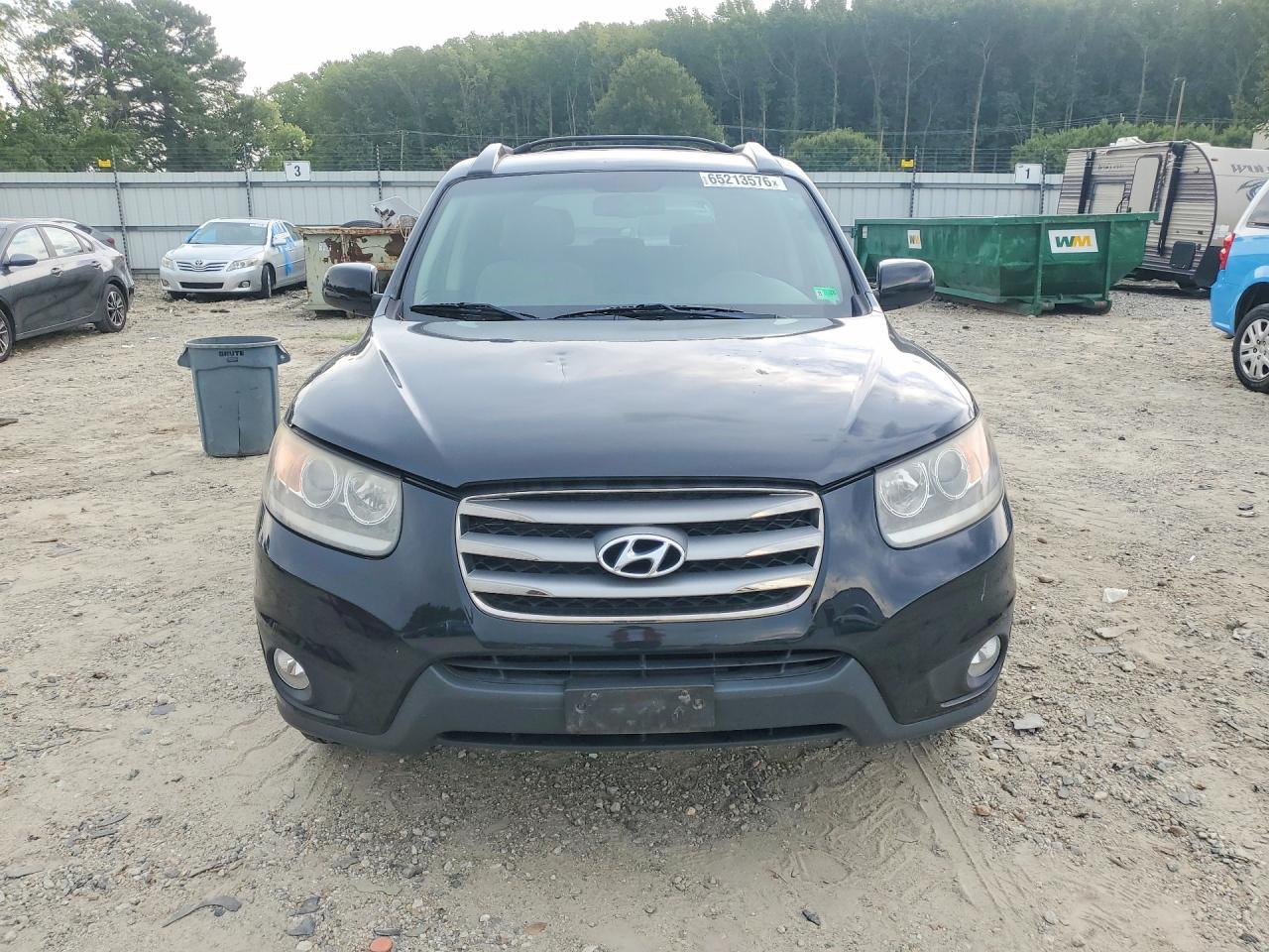 2012 Hyundai Santa Fe Se Черный vin: 5XYZHDAGXCG103878