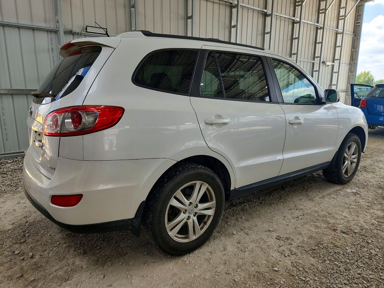 2012 Hyundai Santa Fe Se White vin: 5XYZHDAGXCG105680