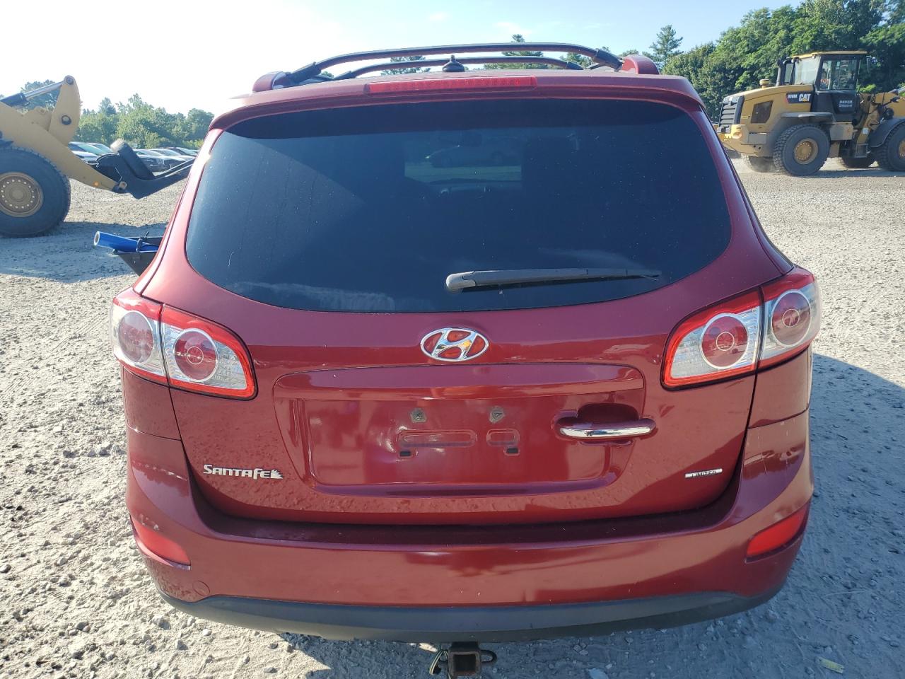 2012 Hyundai Santa Fe Limited Red vin: 5XYZK3AB0CG168822