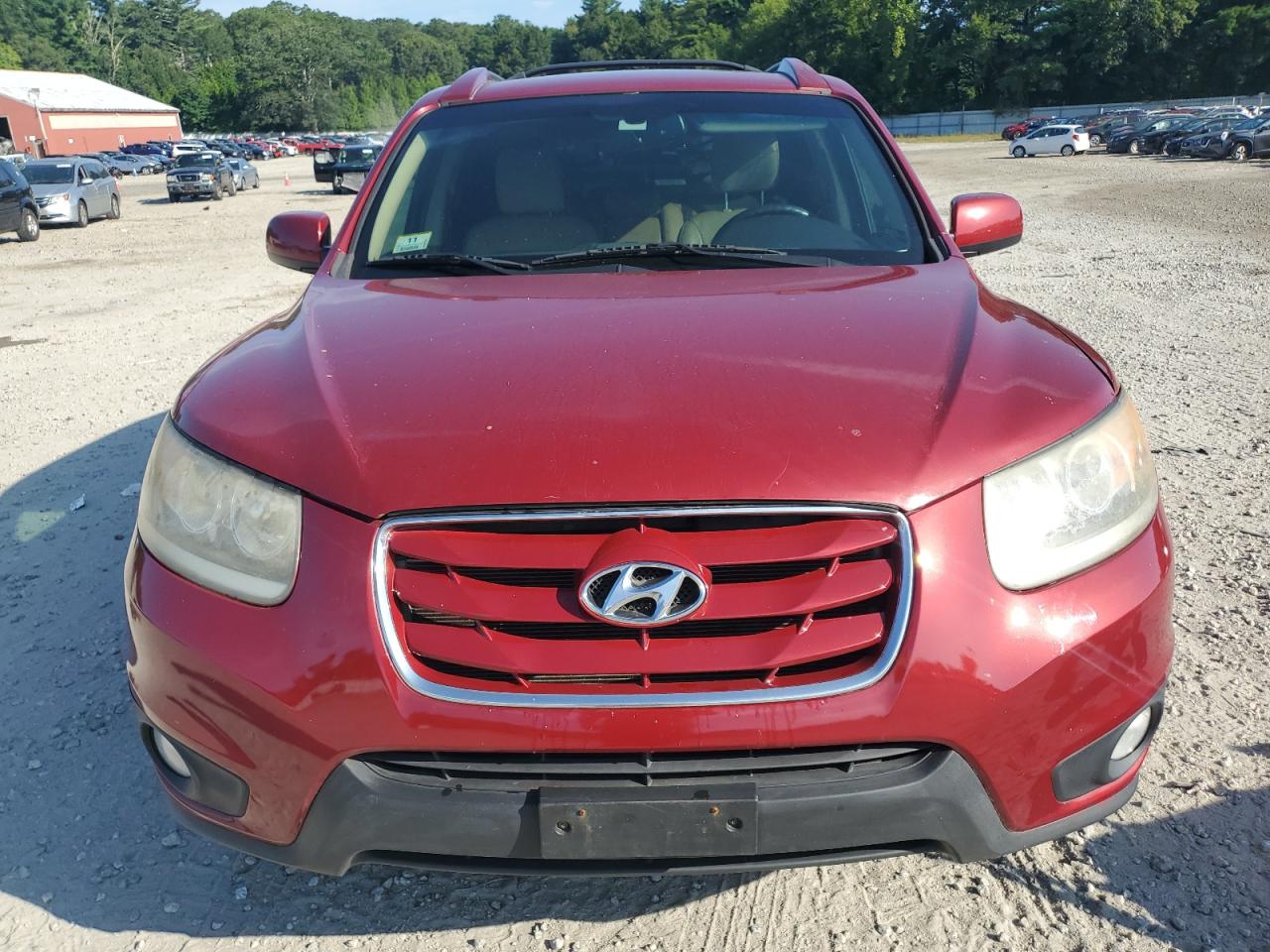 2012 Hyundai Santa Fe Limited Red vin: 5XYZK3AB0CG168822