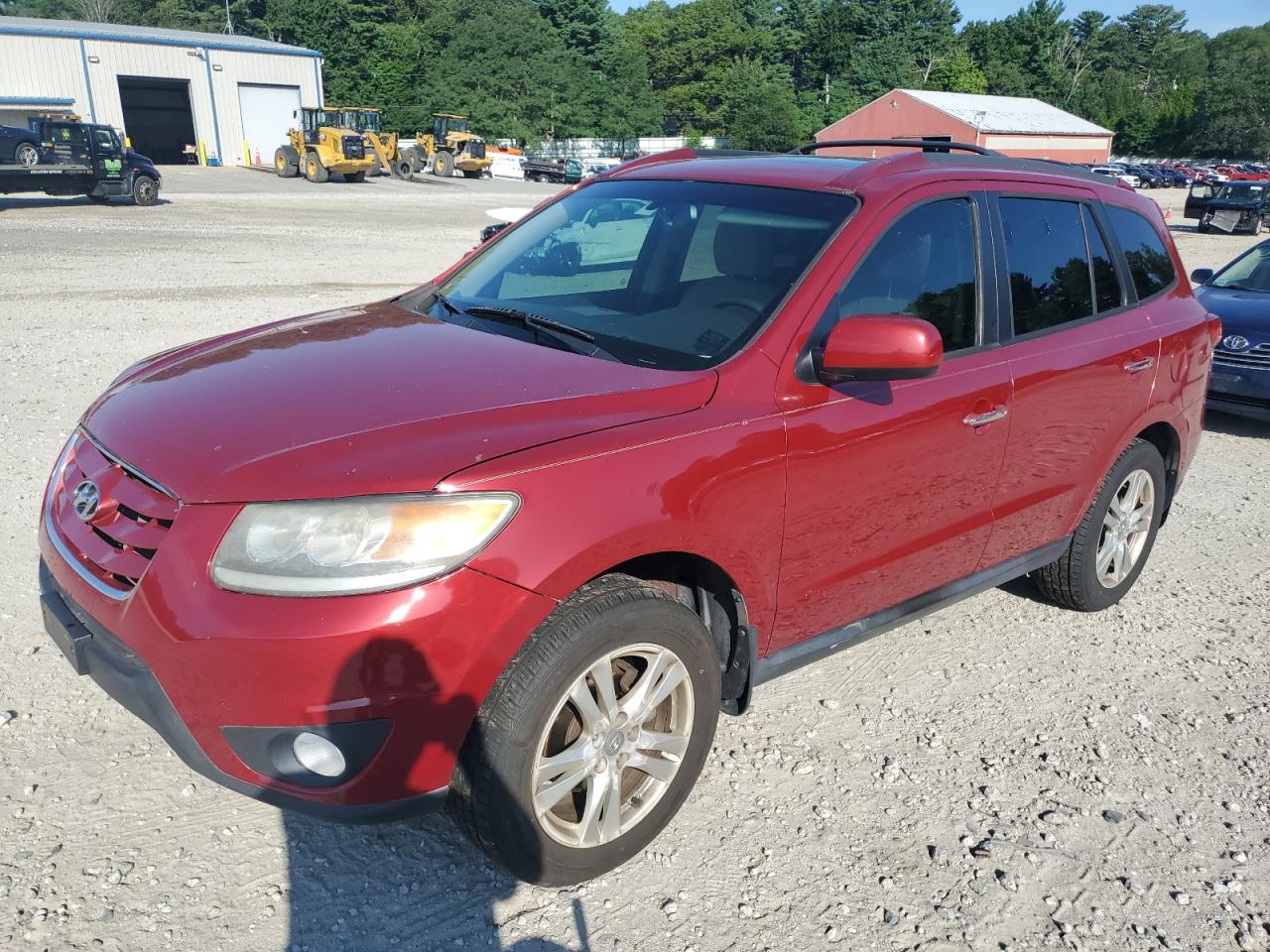 2012 Hyundai Santa Fe Limited Red vin: 5XYZK3AB0CG168822