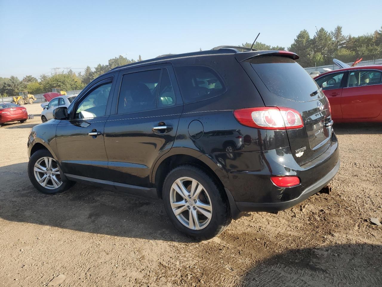 2011 Hyundai Santa Fe Limited Черный vin: 5XYZK3AB1BG088427