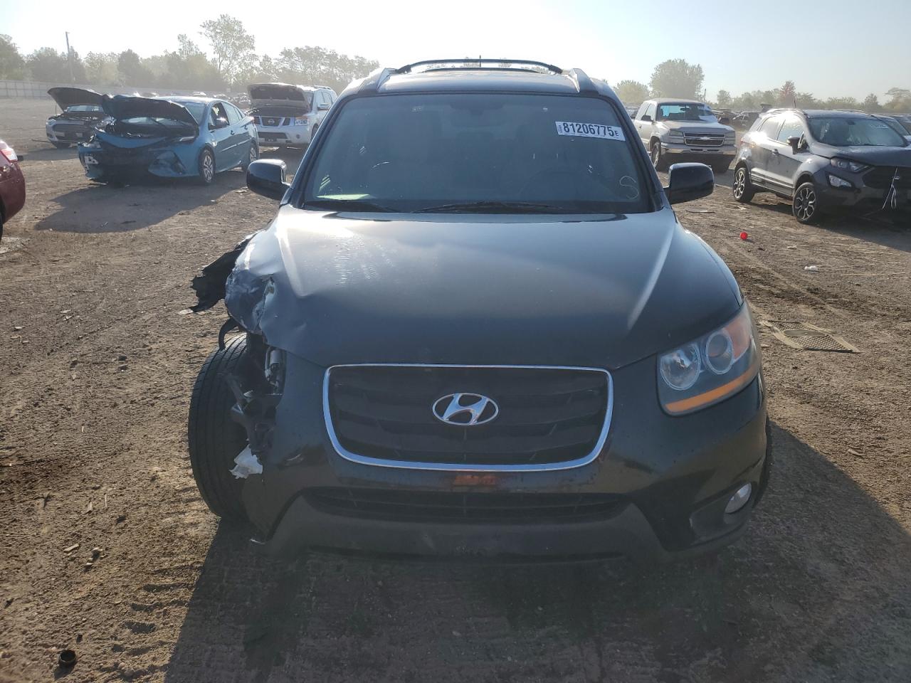 2011 Hyundai Santa Fe Limited Черный vin: 5XYZK3AB1BG088427
