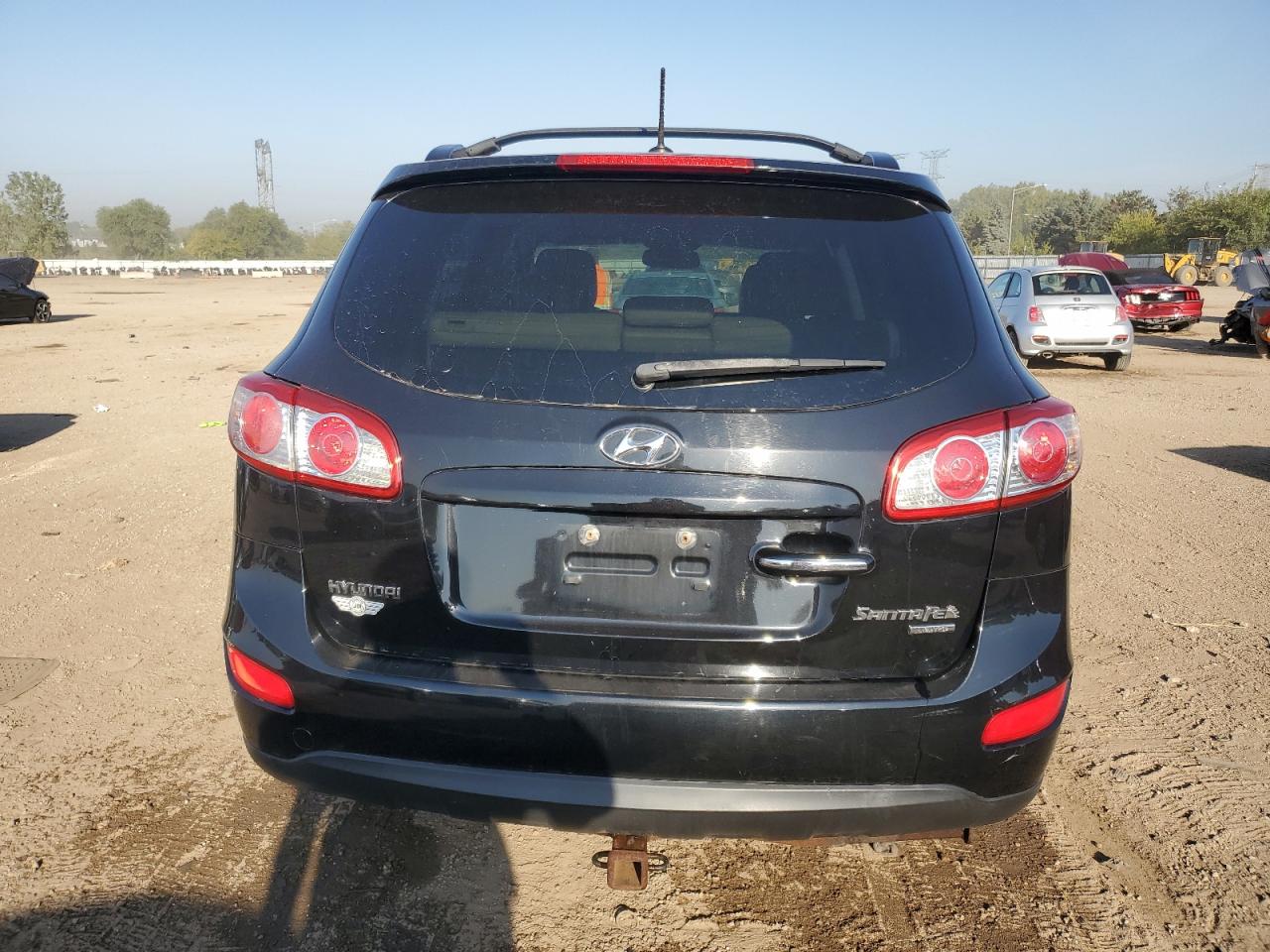 2011 Hyundai Santa Fe Limited Черный vin: 5XYZK3AB1BG088427